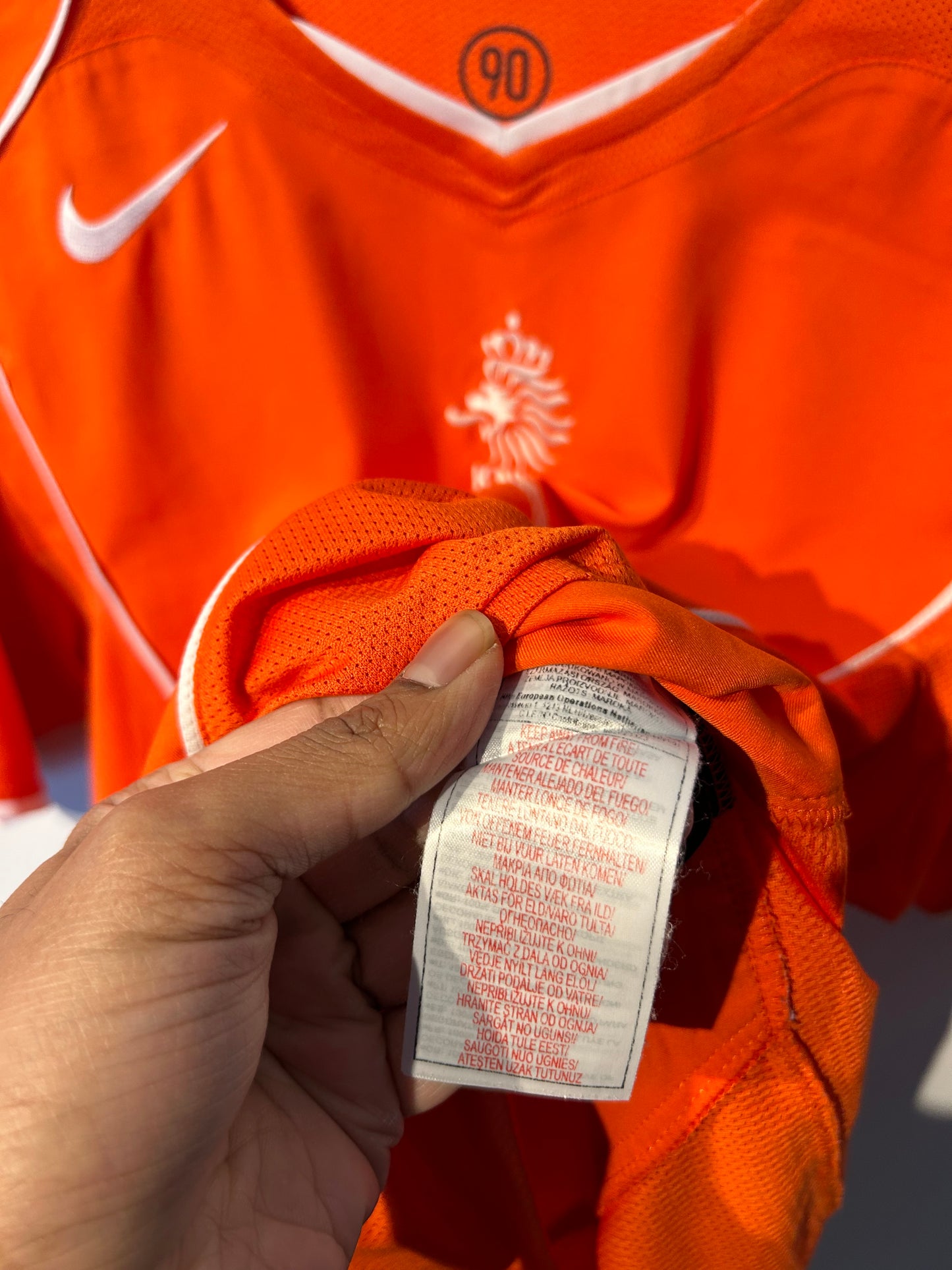 Netherlands 2004-06 Home Shirt - V.Nistelrooy #10 - S