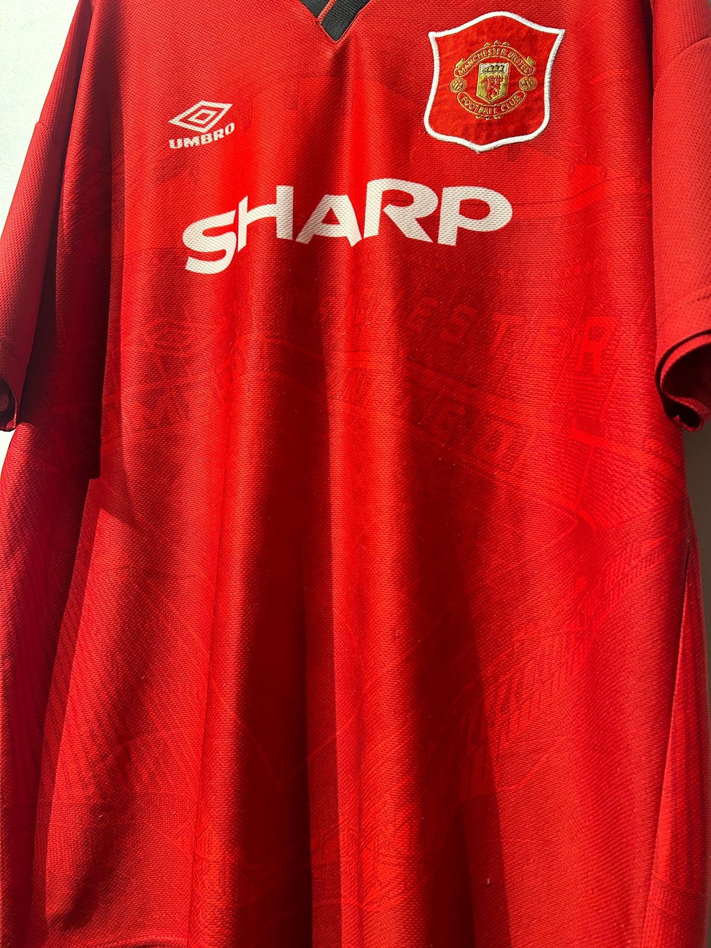 Manchester United 1994-96 Home Shirt - Beckham #24 - XL