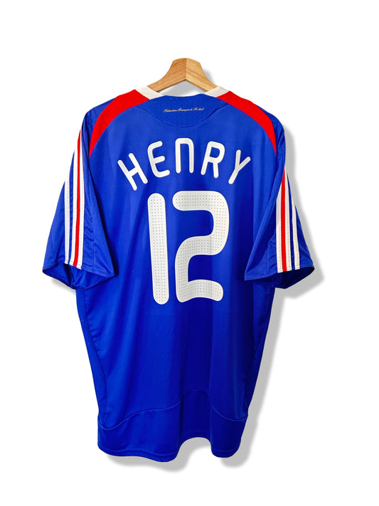 France 2007-08 Home Shirt - Henry #12 - XL