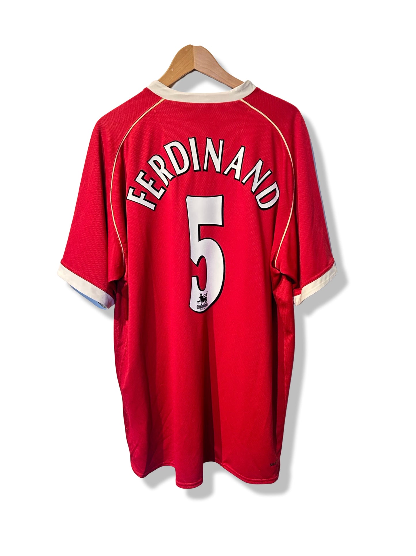 Manchester United 2006-07 Home Shirt - Ferdinand #5 - XXL