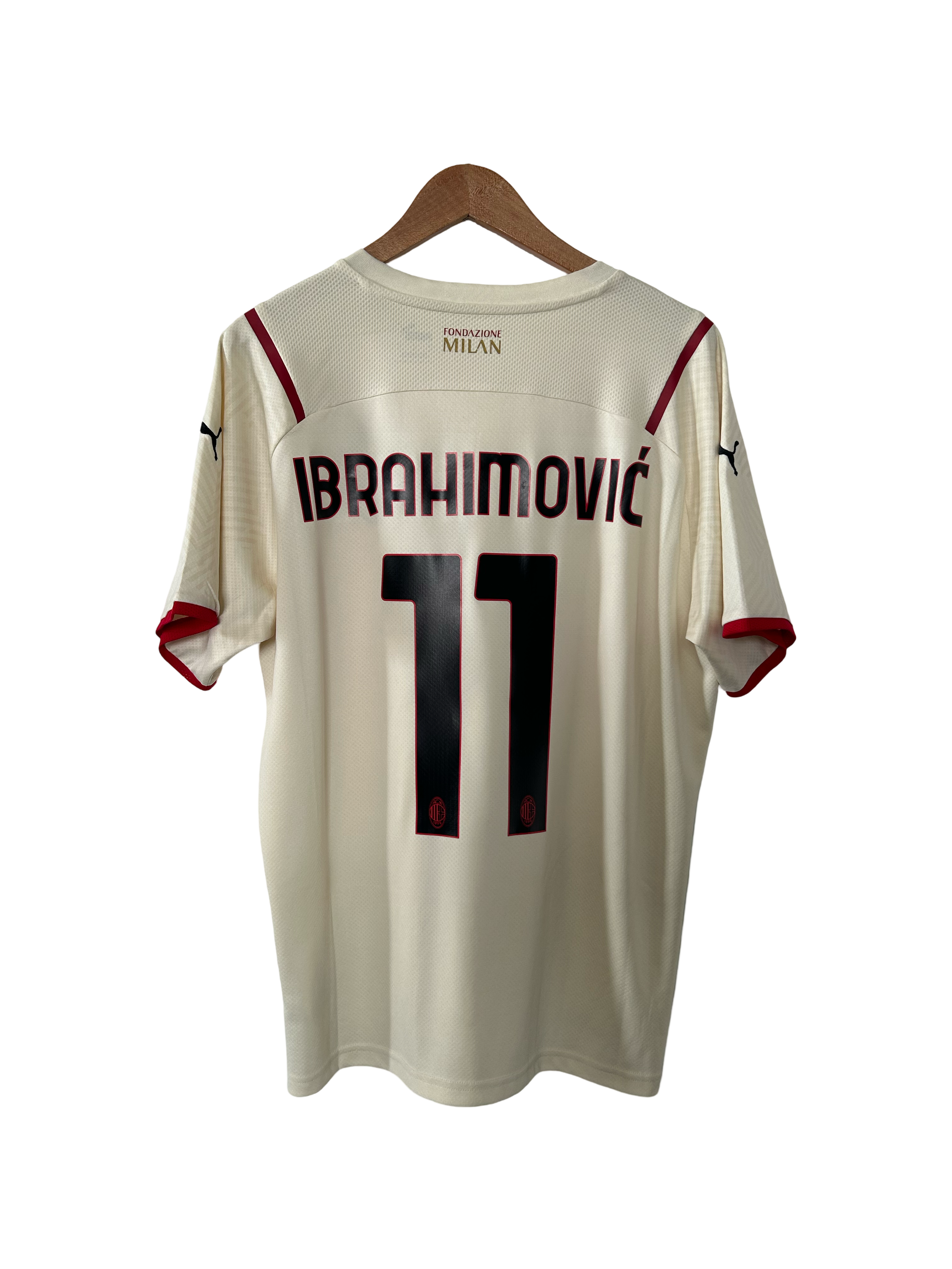 AC Milan 2021-22 Away Shirt, #11 Zlatan Ibrahimović - L – Football