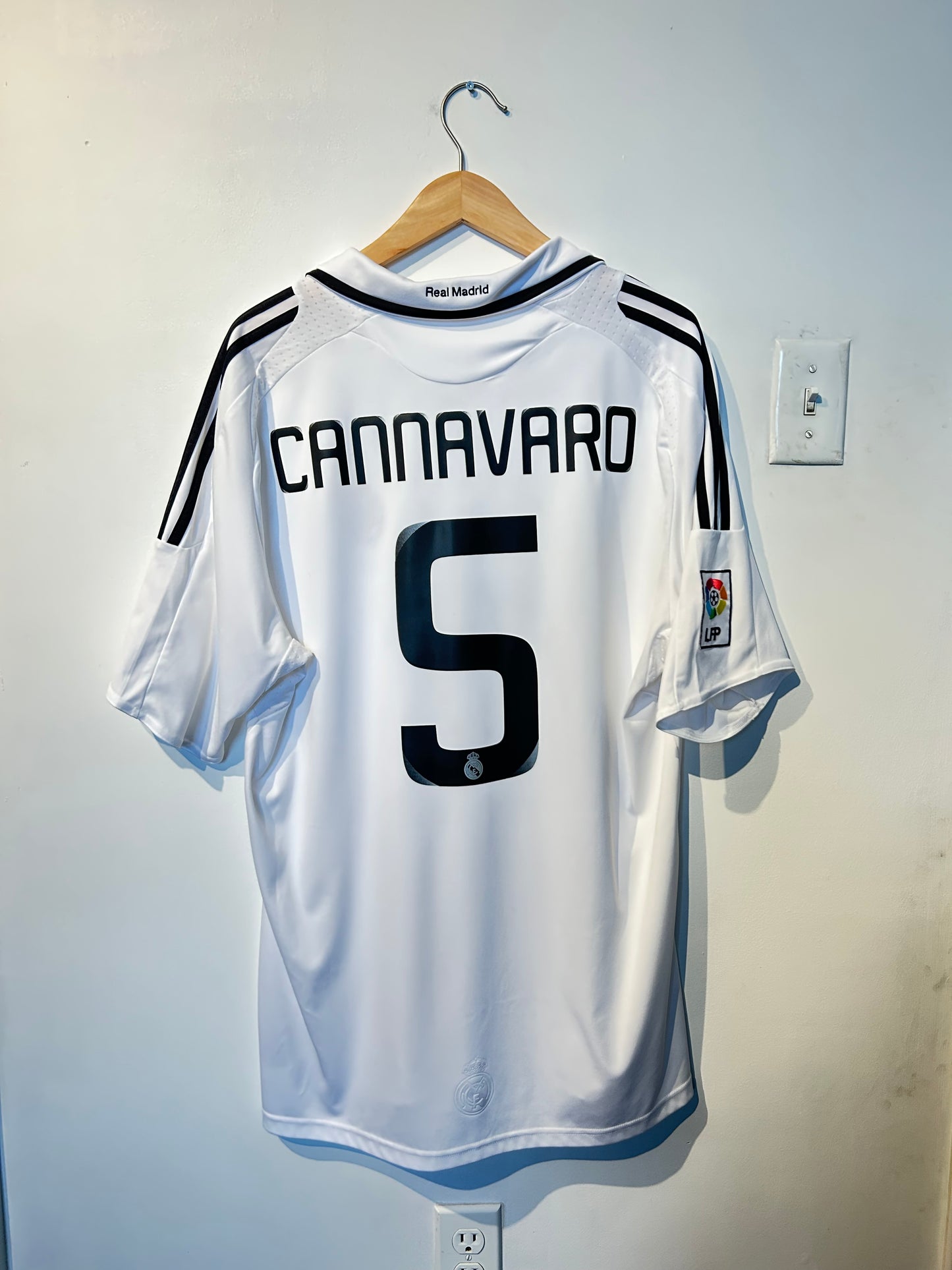 Real Madrid 2008-09 Home Shirt - Cannavaro #5 - XL