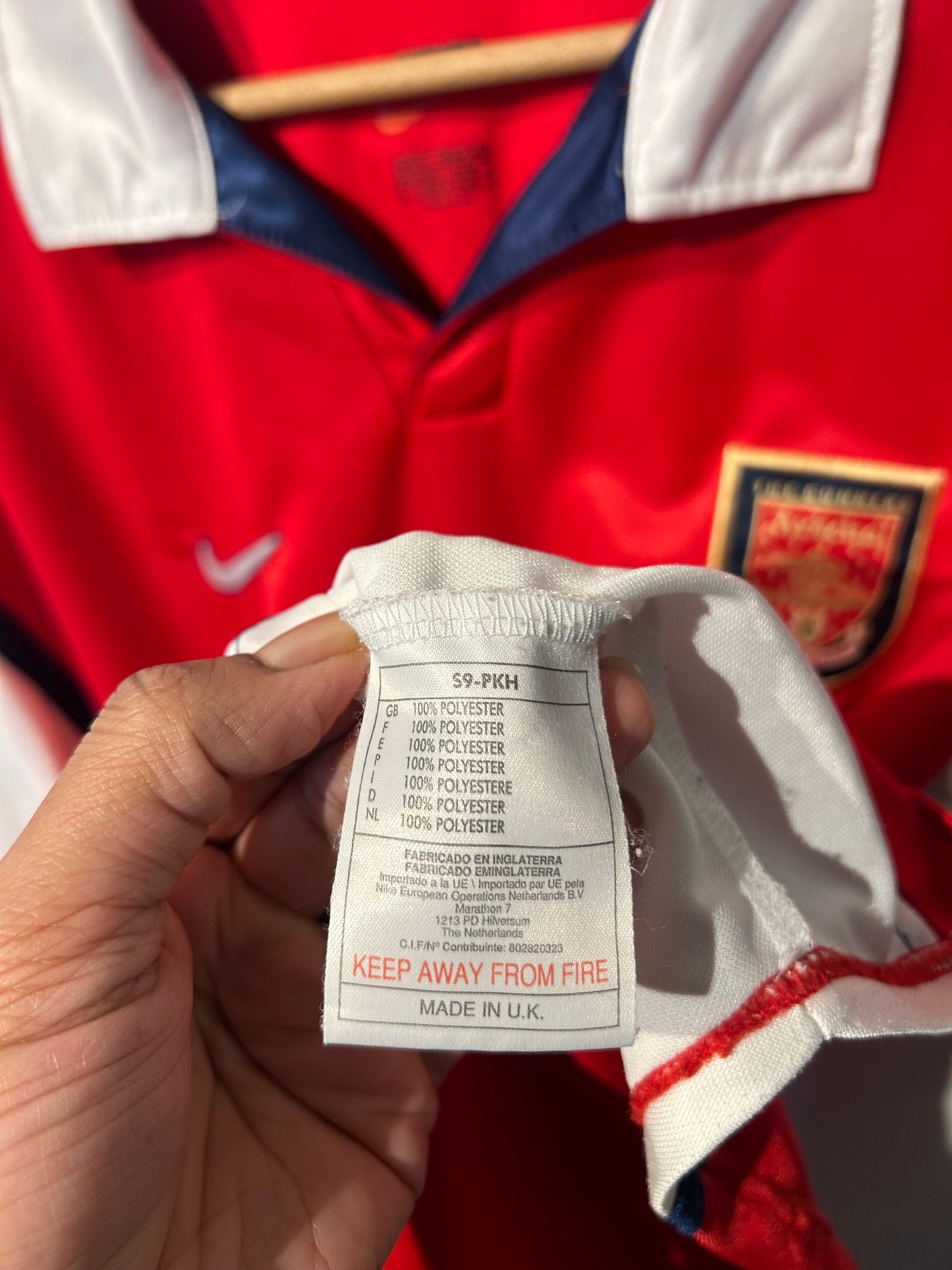 Arsenal 1998-99 Home Shirt - Bergkamp #10 - XL