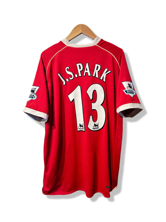 Manchester United 2006-07 Home Shirt - J.S. Park #13 - XL