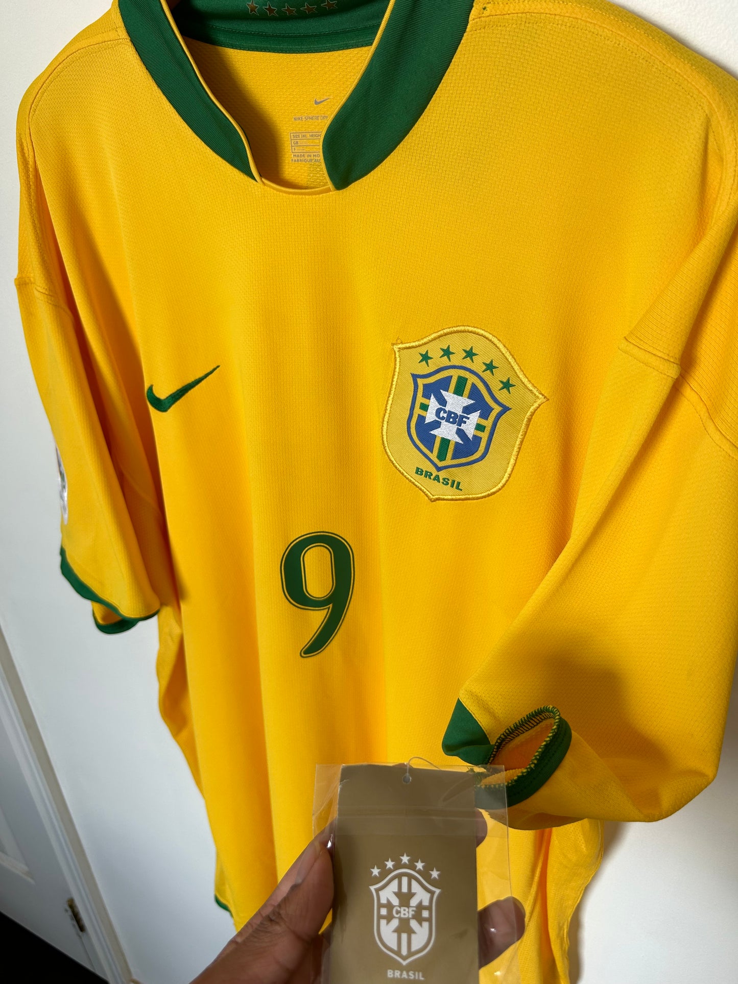 Brazil 2006 Home - Ronaldo #9 - 3XL