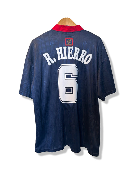 Spain 1996-98 Away Shirt - Hierro #6 - XL