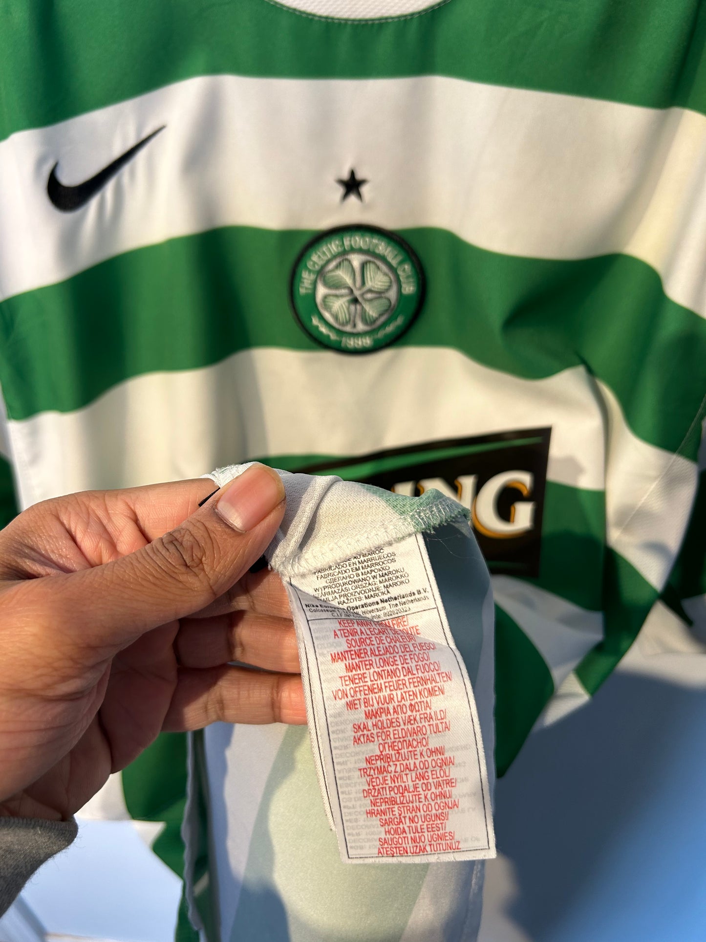 Celtic 2005-07 Home Shirt - Nakamura #25 - XL