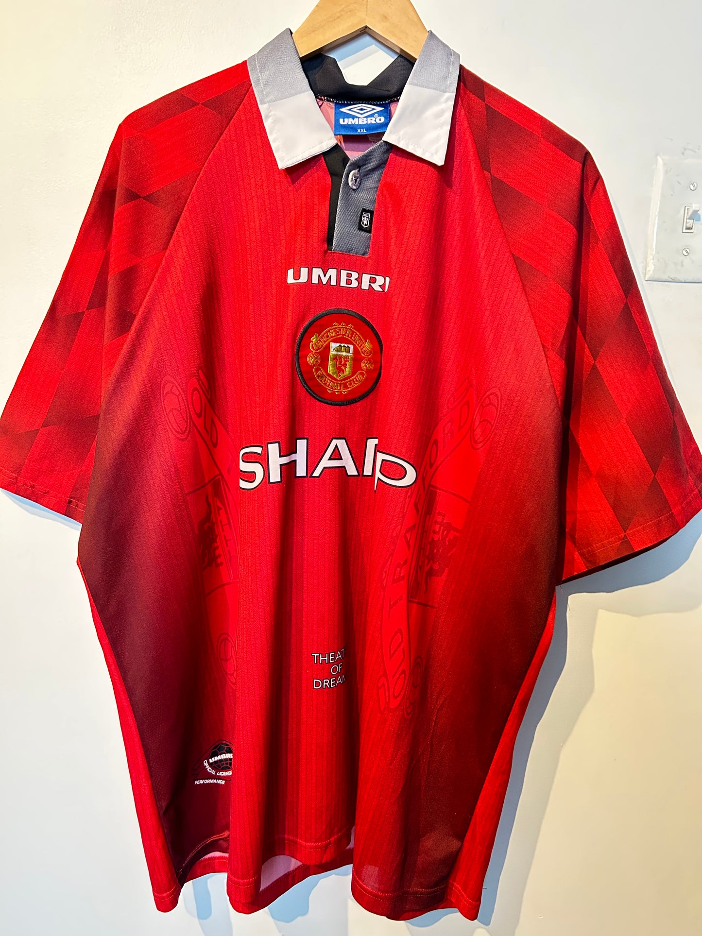 Manchester United 1996-98 Home Shirt - Beckham #10 - XXL