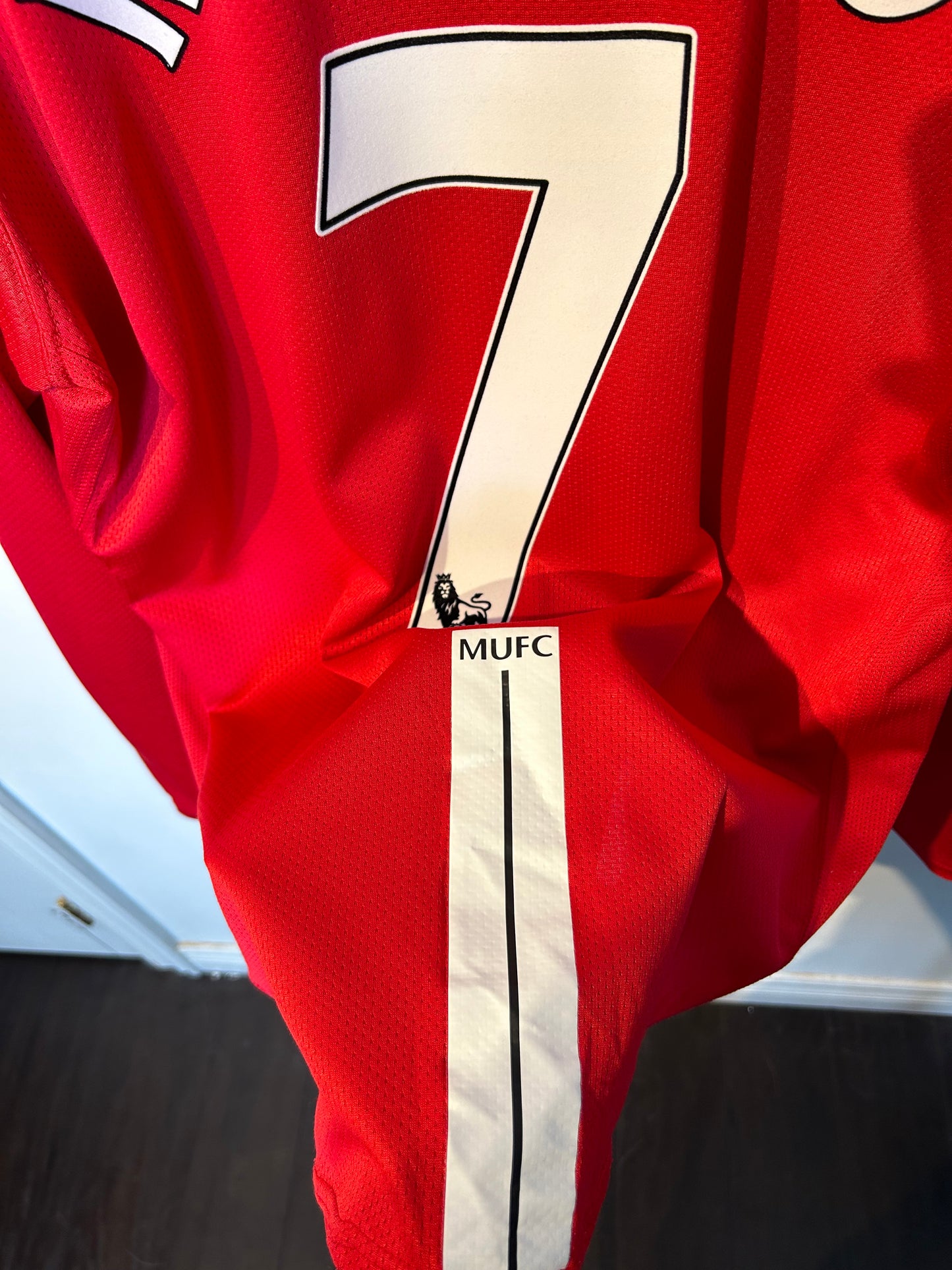 Manchester United 2007-09 Home Shirt L/S - Ronaldo #7 - L