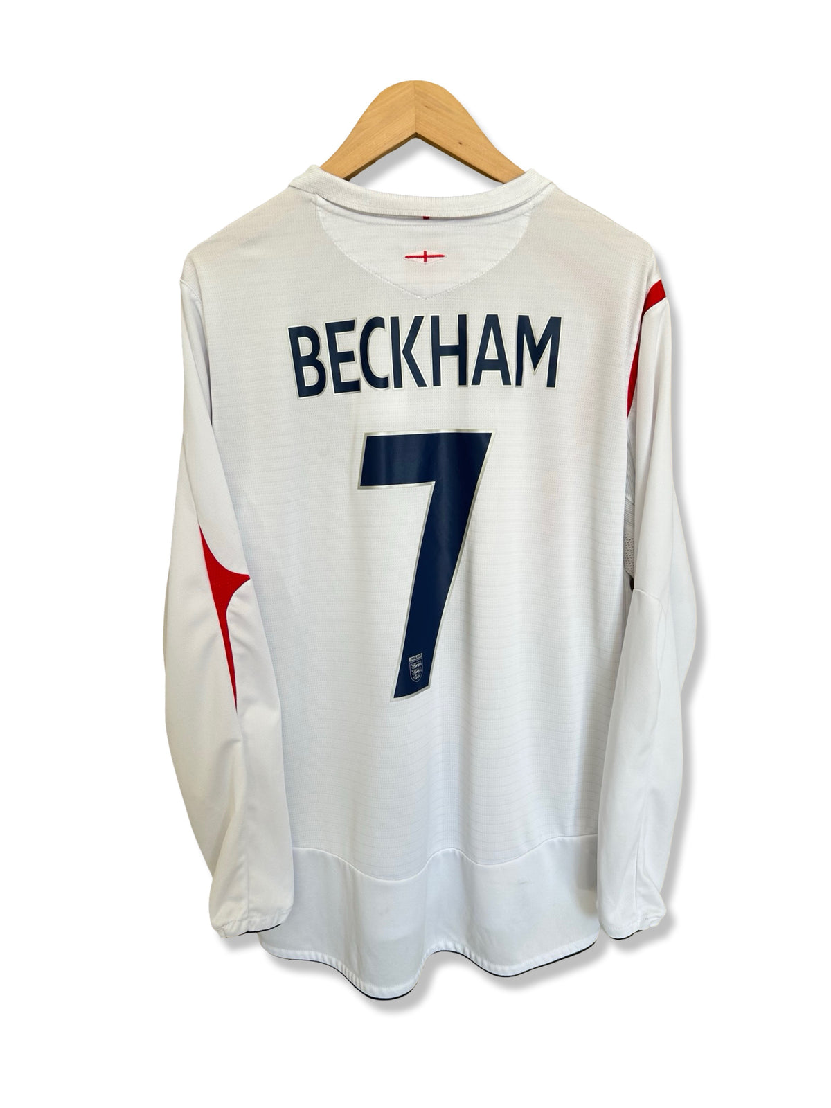 England 2005-07 Home Shirt L/S - Beckham #7 - L