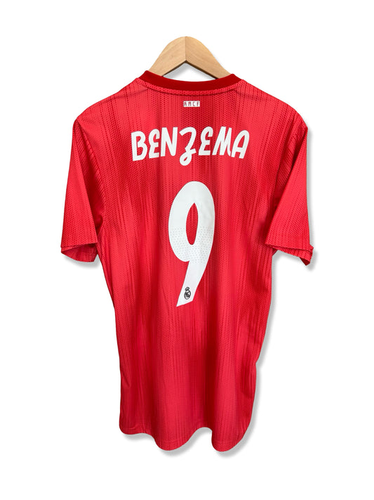 Real Madrid 2018-19 Third Shirt - Benzema #9 - M