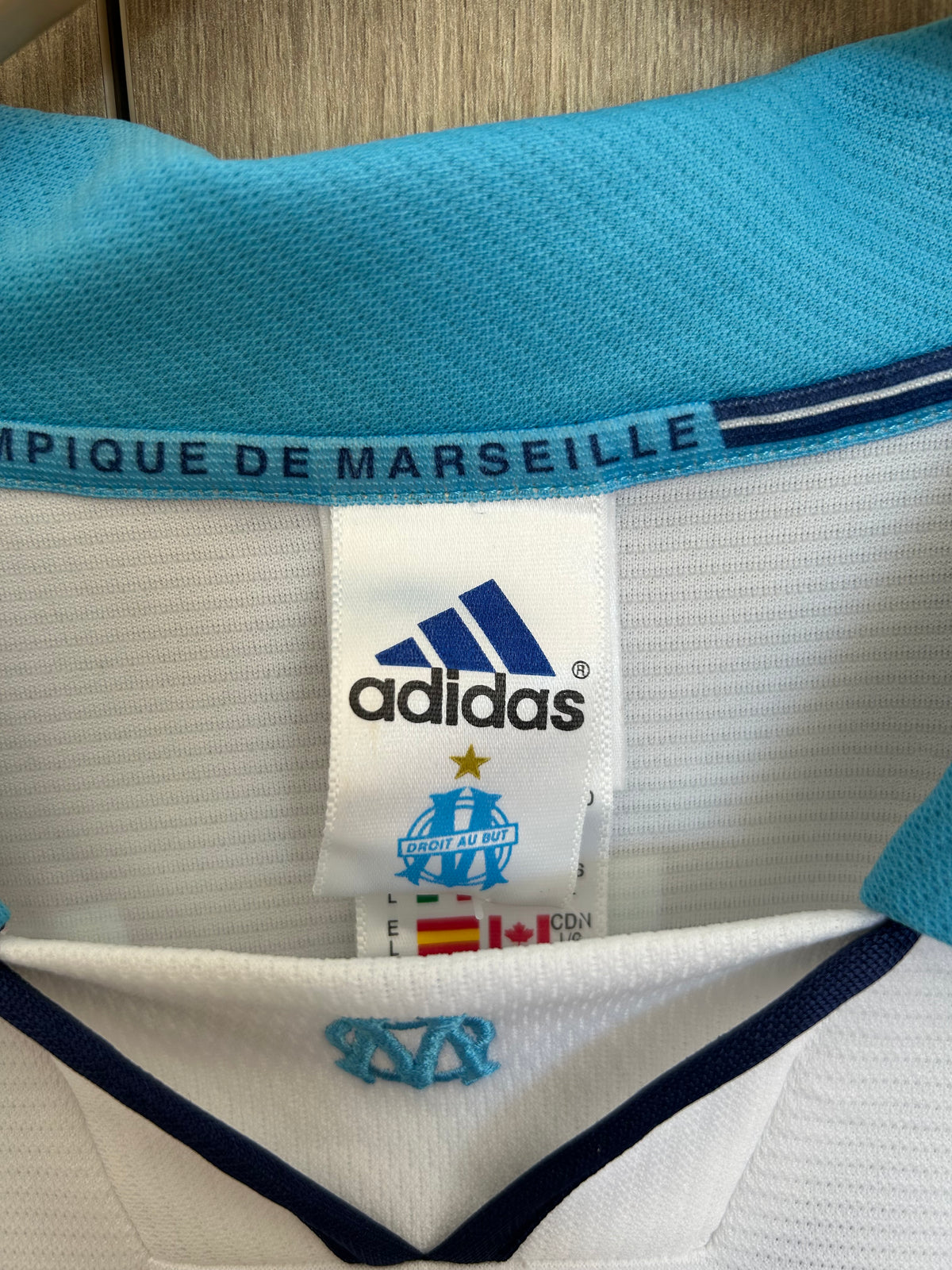 Marseille 1998-99 Home Shirt - Pires #7 - L