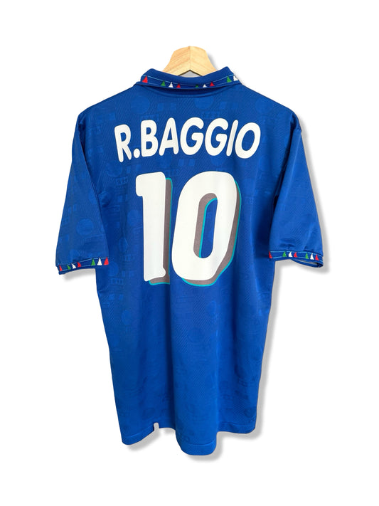 Italy 1994 Home Shirt - R. Baggio #10 - L