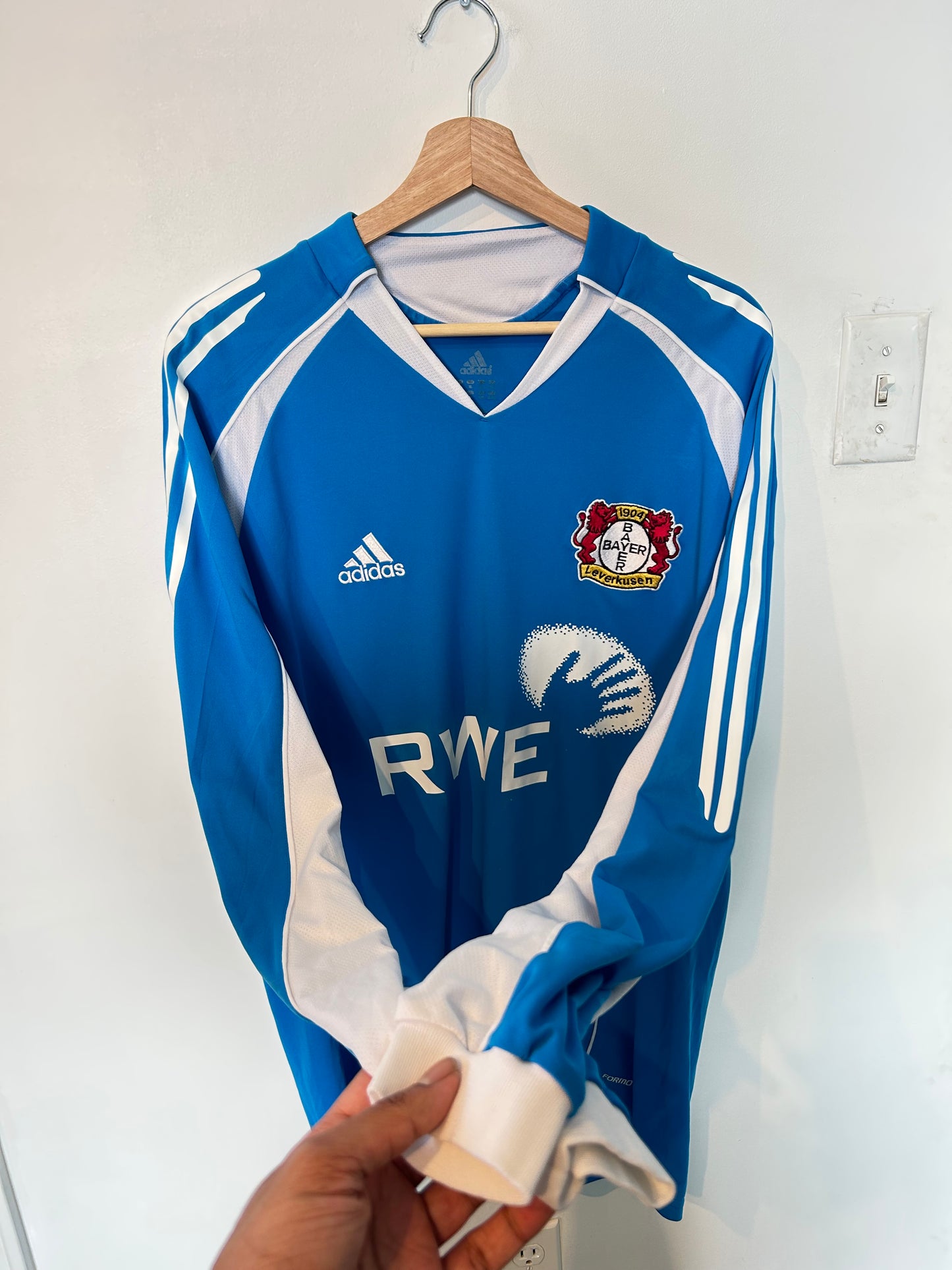 Bayer Leverkusen 2005-06 Away Shirt L/S - Berbatov #9 - XL