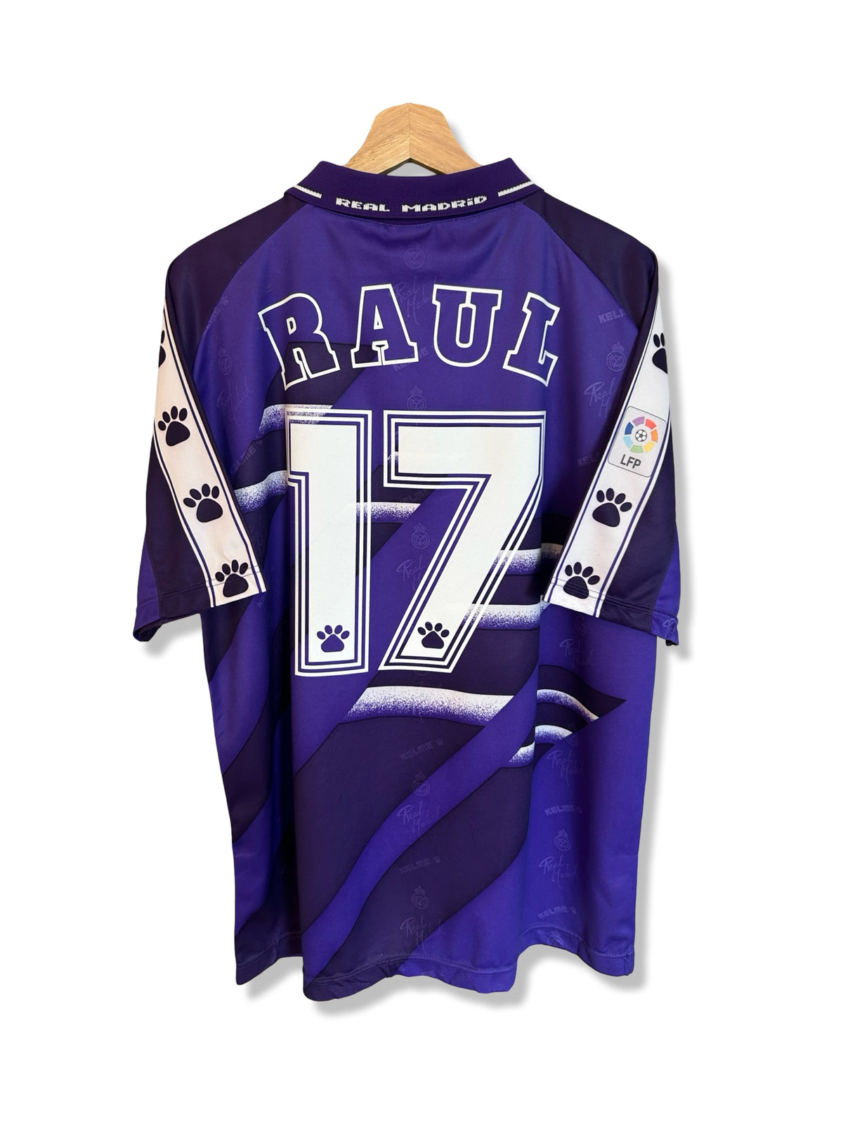 Real Madrid 1994-96 Away Shirt - Raul #17 - L