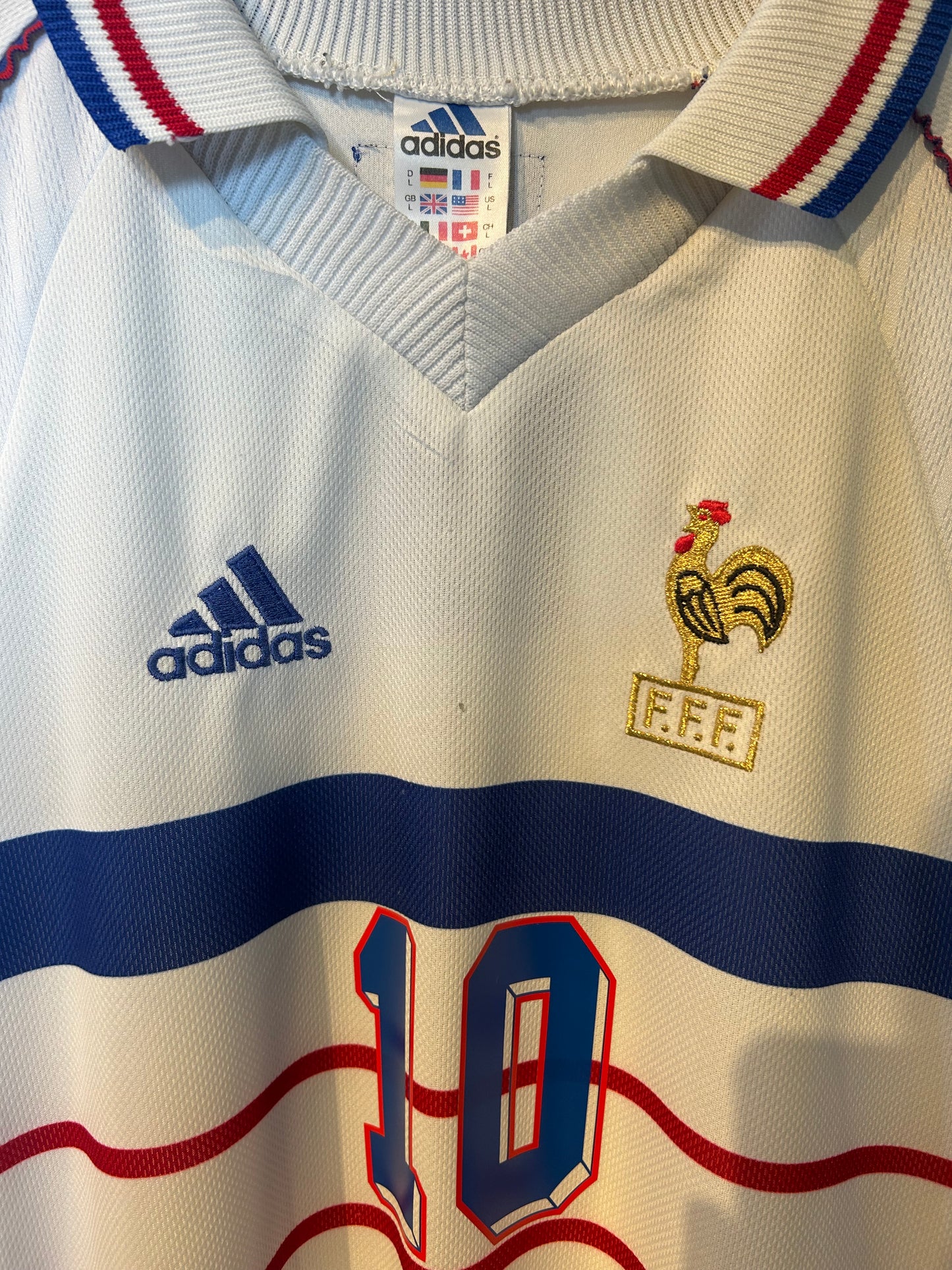 France 1998 Away Shirt - Zidane #10 - L