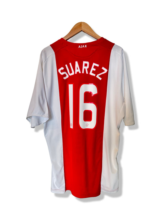 Ajax 2008-09 Home Shirt - Suarez #16 - XL