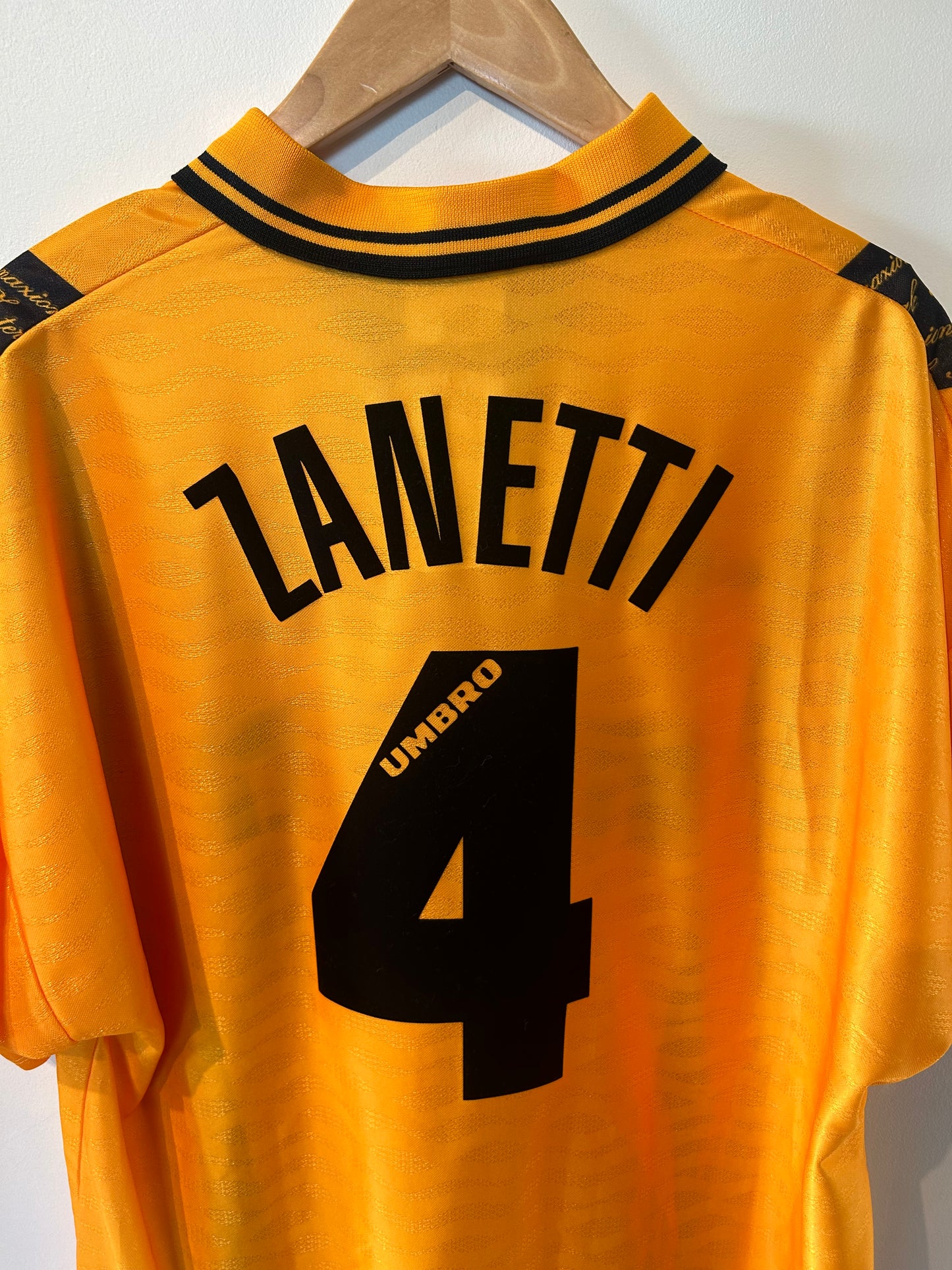 Inter Milan 1996-97 Third Shirt - Zanetti #4 - XL