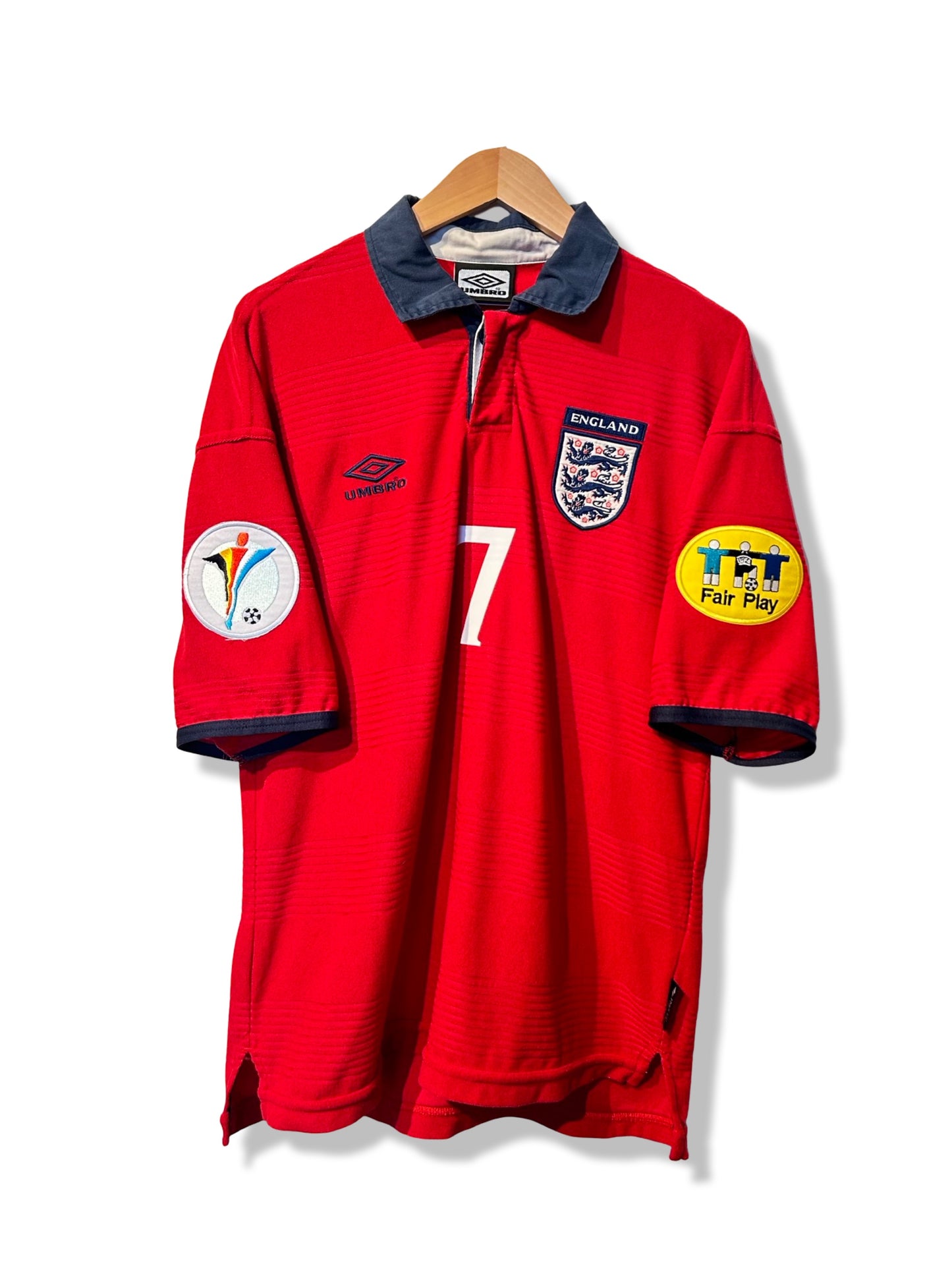England 1999-01 Away Shirt - Beckham #7 - M