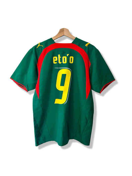 Cameroon 2006-08 Home Shirt - Eto’o #9 - S