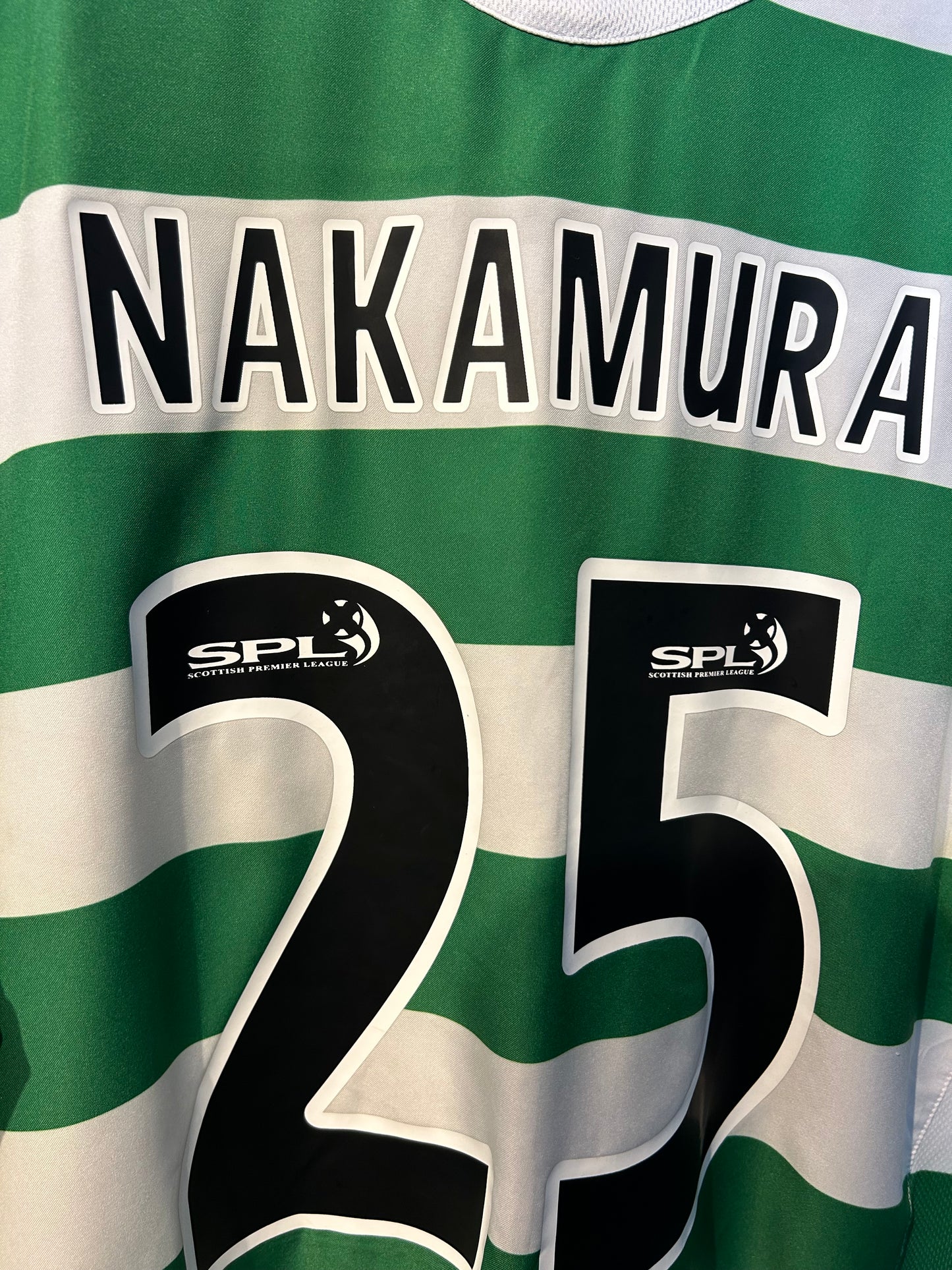 Celtic 2005-07 Home Shirt - Nakamura #25 - XL