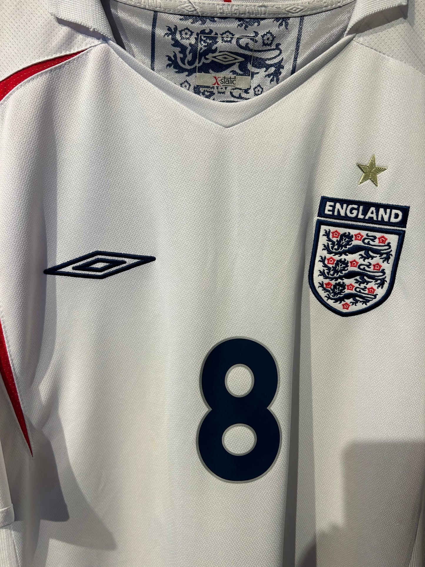 England 2005-07 Home Shirt - Lampard #8 - L