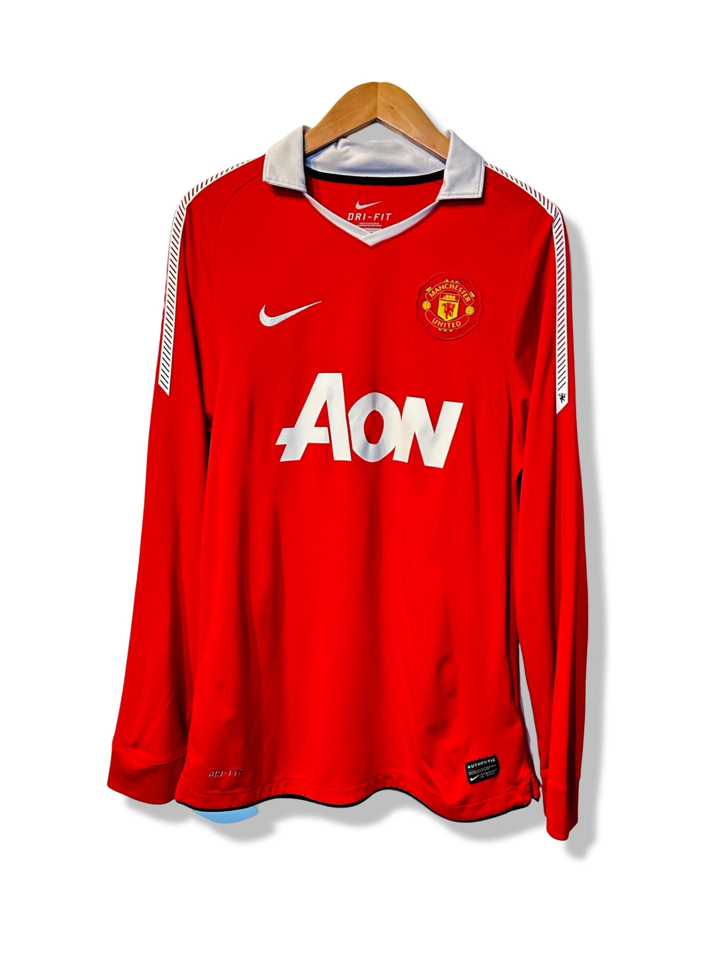 Manchester United 2010-11 Home Shirt L/S - Chicharito #14 - S