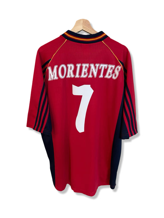 Spain 1998-99 Home Shirt - Morientes #7 - XL