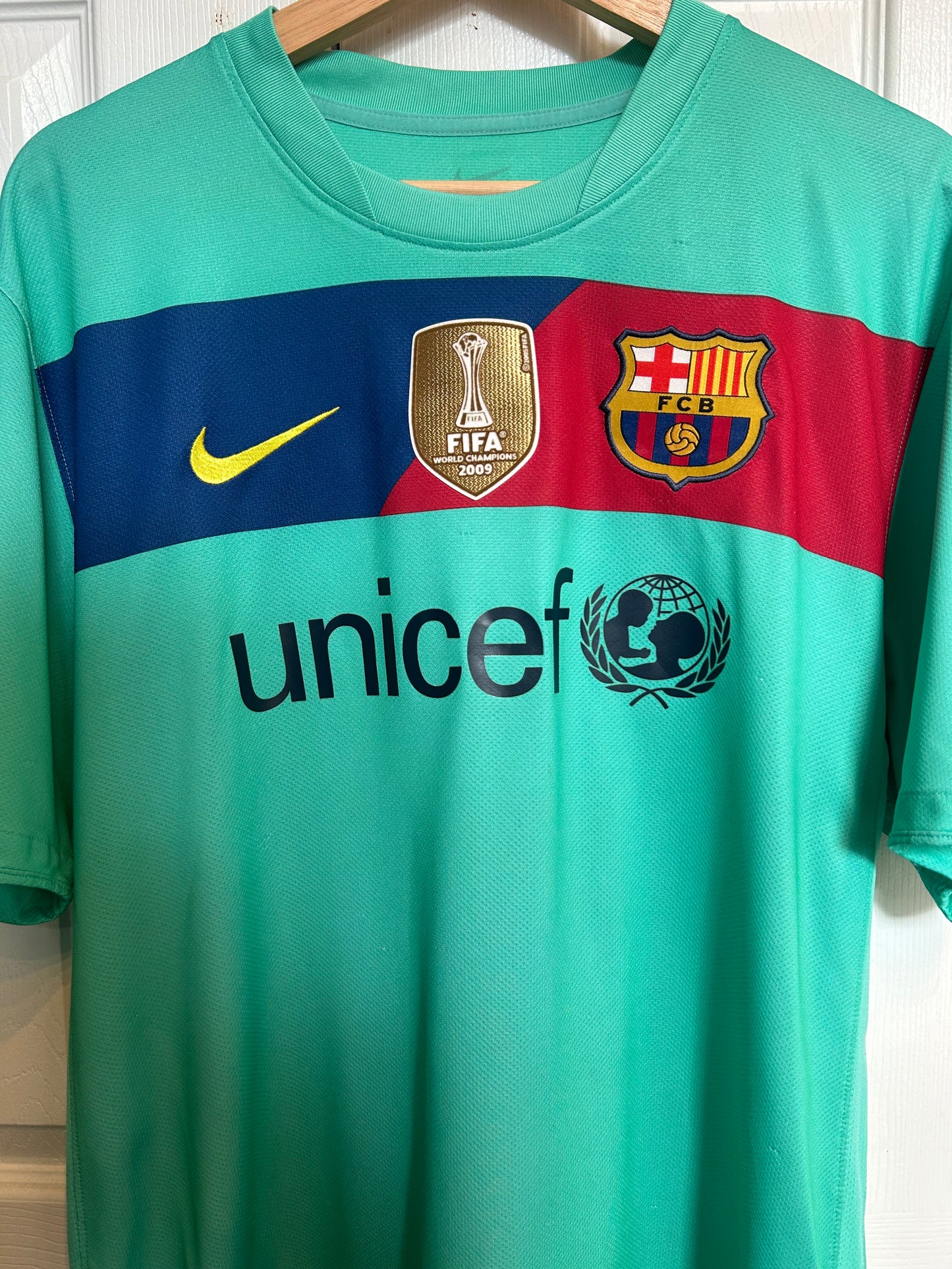 Barcelona 2010-11 Away Shirt - Messi #10 - XL