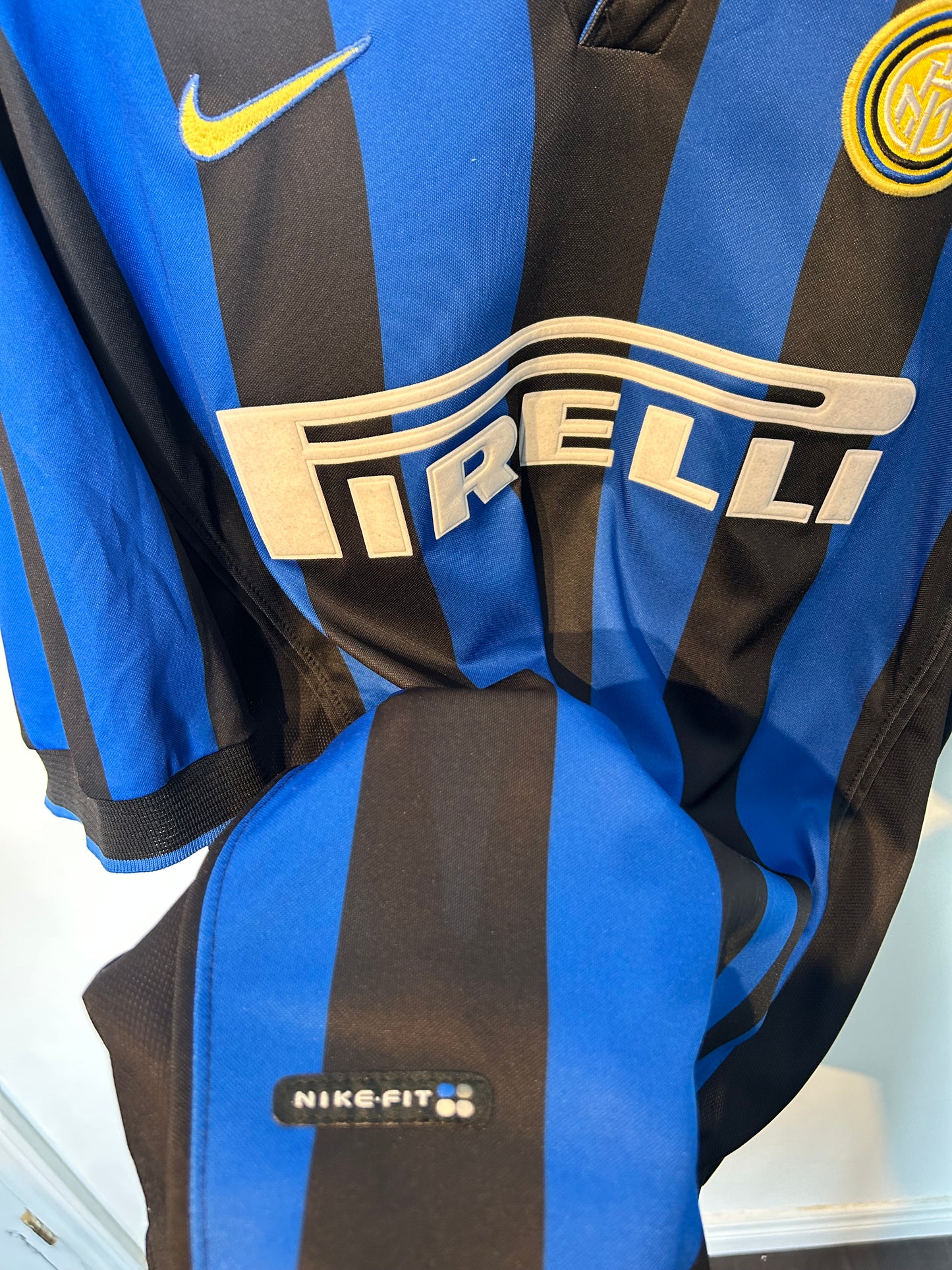 Inter Milan 1998-99 Home Shirt - Ronaldo #9 - L
