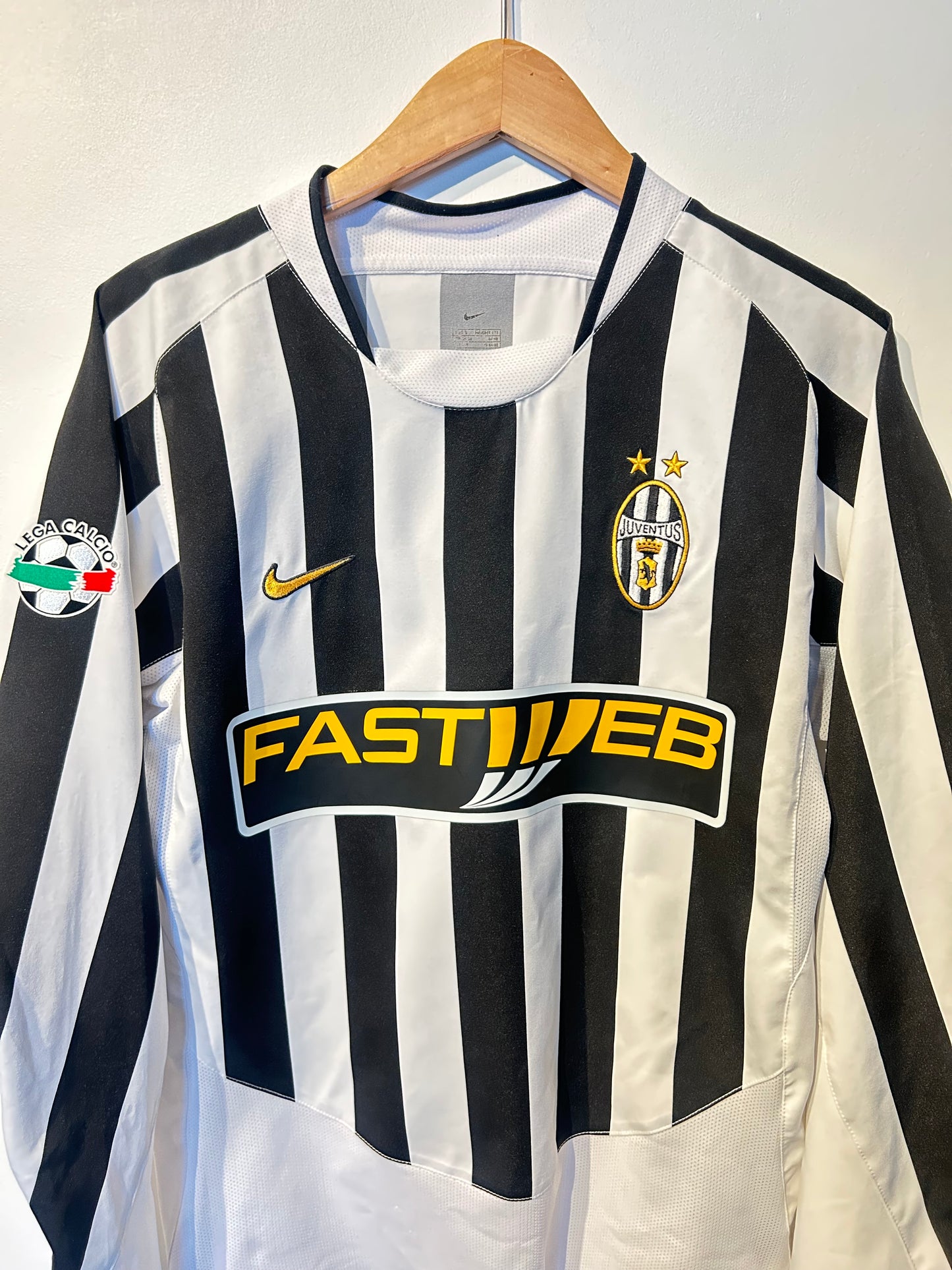 Juventus 2003-04 Home Shirt L/S - Nedved #11 - S