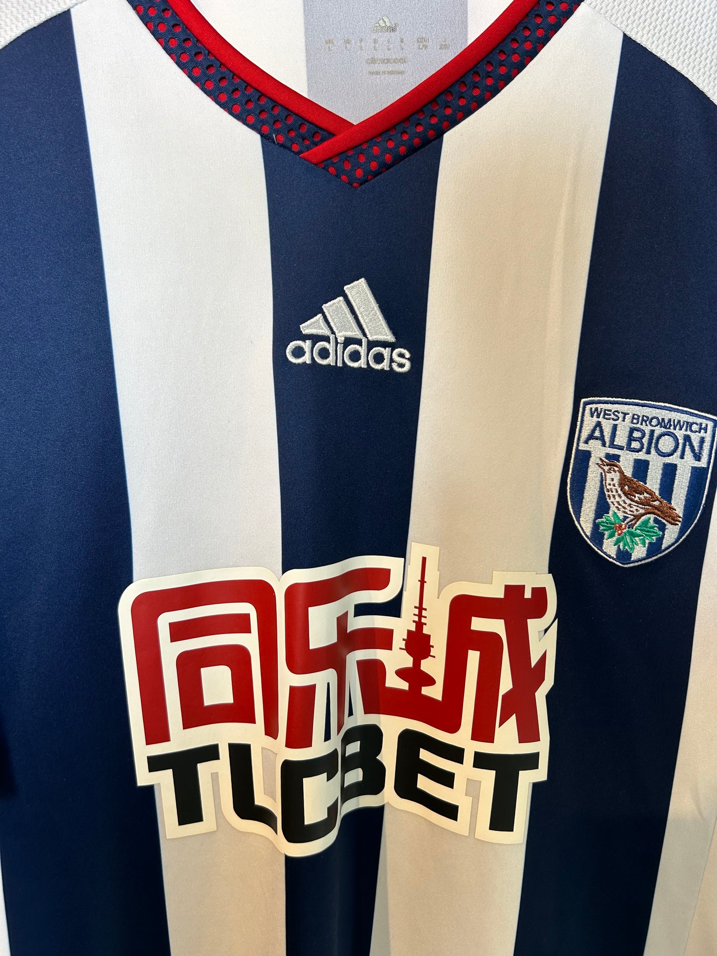 West Brom 2015-16 Home Shirt - Evans #6 - L