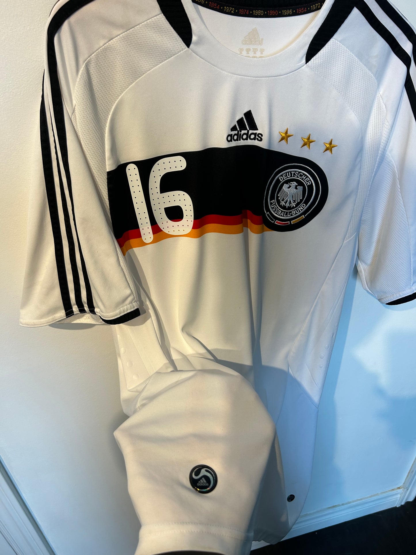 Germany 2008-09 Home Shirt - Lahm #16 - XL