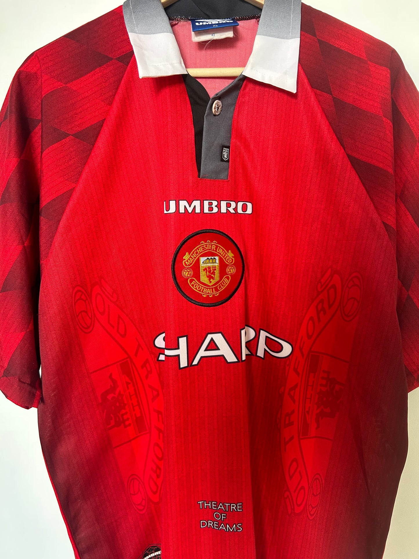 Manchester United 1996-97 Home Shirt - Cantona #7 - XL