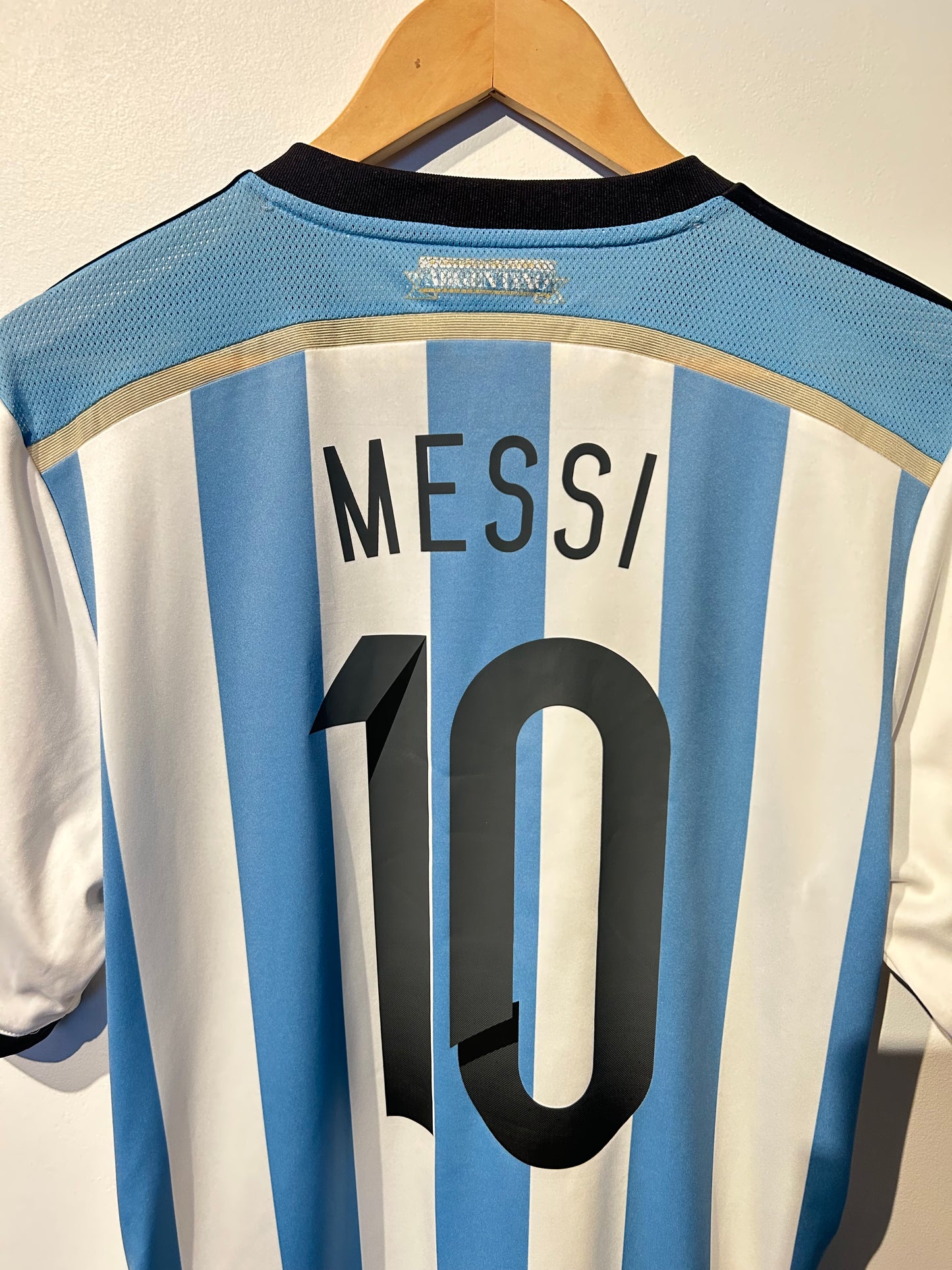 Argentina 2013-15 Home Shirt - Messi #10 - M