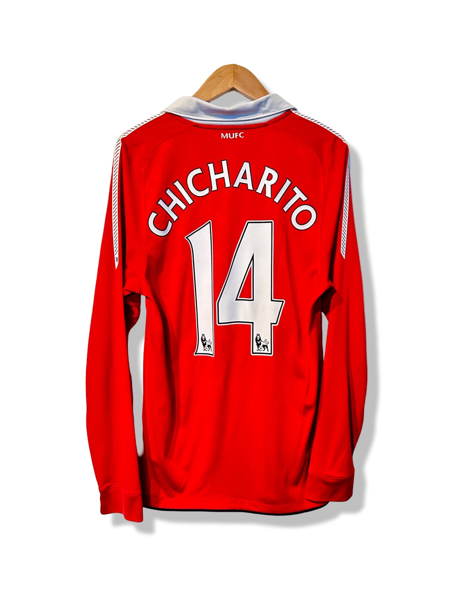 Manchester United 2010-11 Home Shirt L/S - Chicharito #14 - S