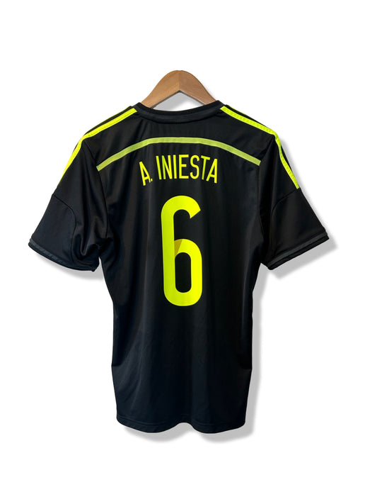 Spain 2014 Away Shirt - Iniesta #6 - M