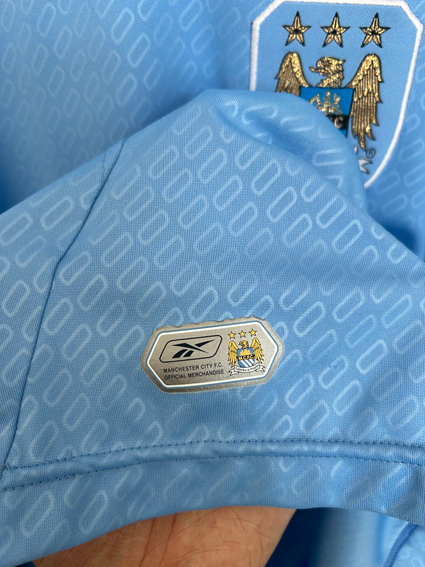 Manchester City 2004-06 Home Shirt L/S - Fowler #8 - L