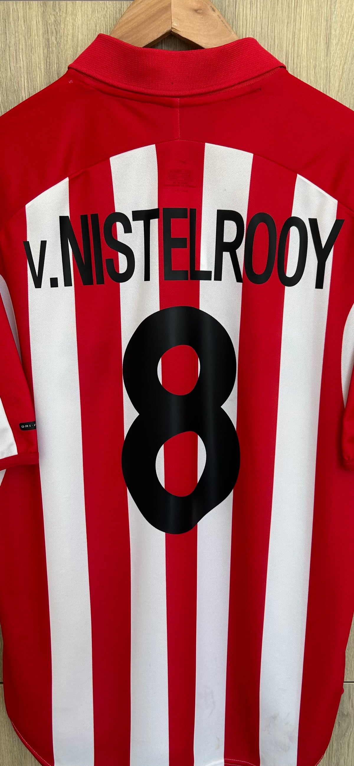 PSV Eindhoven 2000-02 Home Shirt - V. Nistelrooy #8 - L