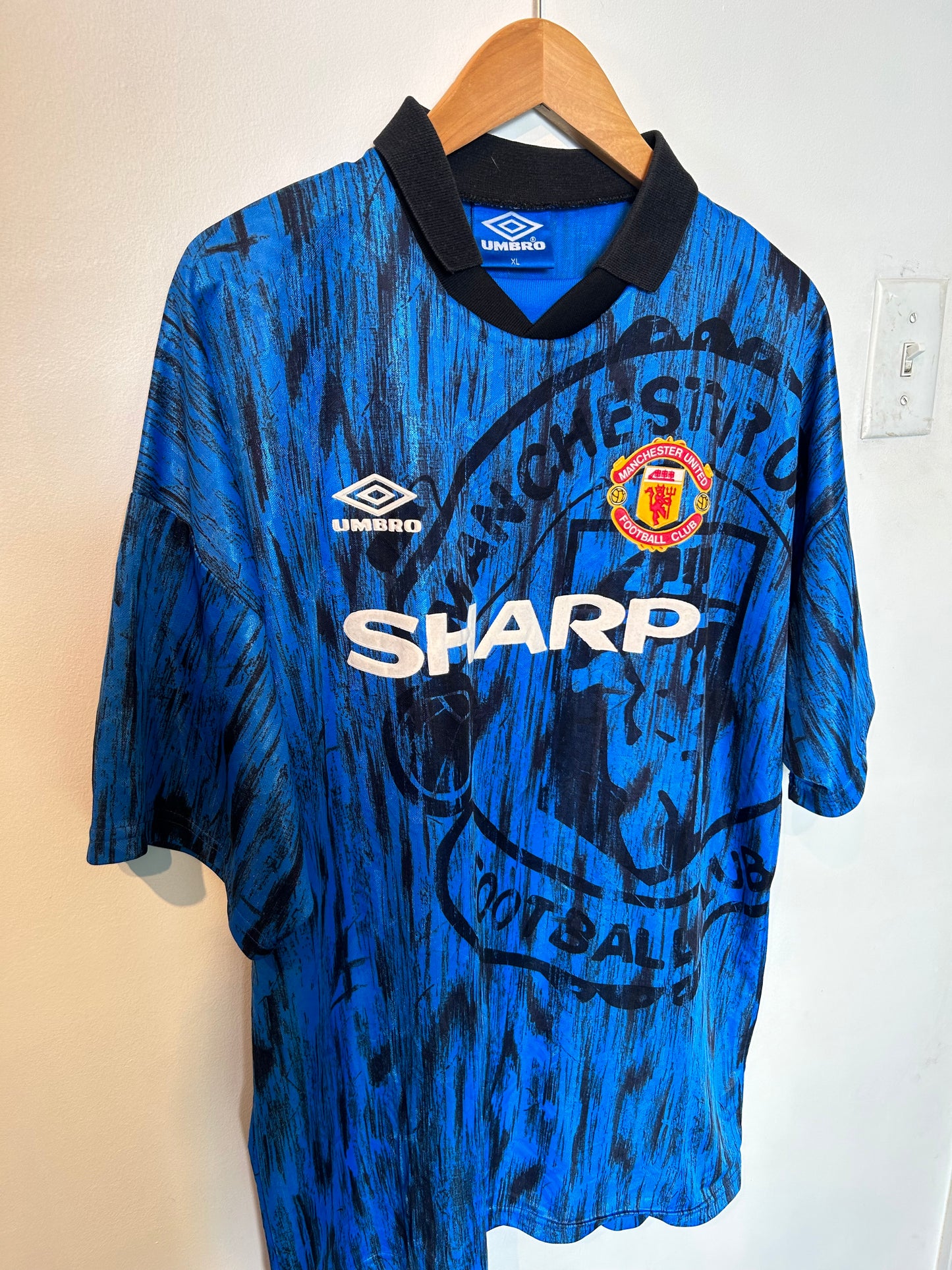 Manchester United 1992-93 Away Shirt - Cantona #7 - XL