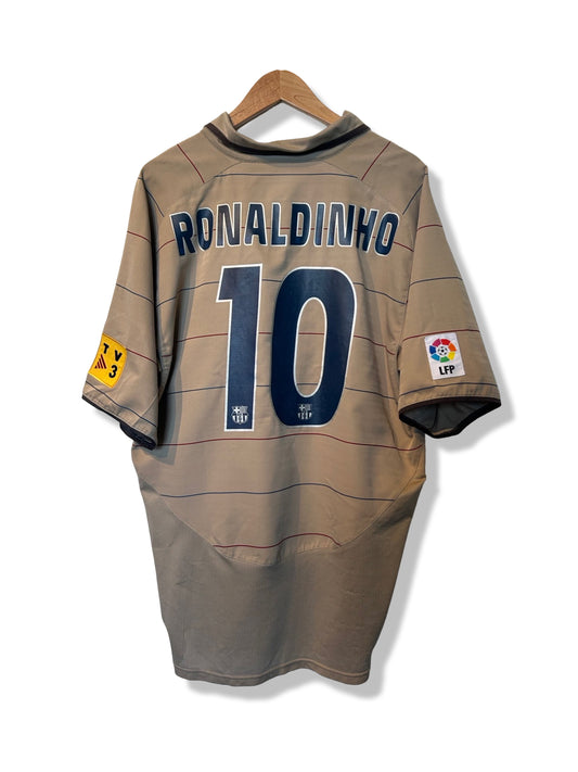 Barcelona 2003-05 Away Shirt - Ronaldinho #10 - XL