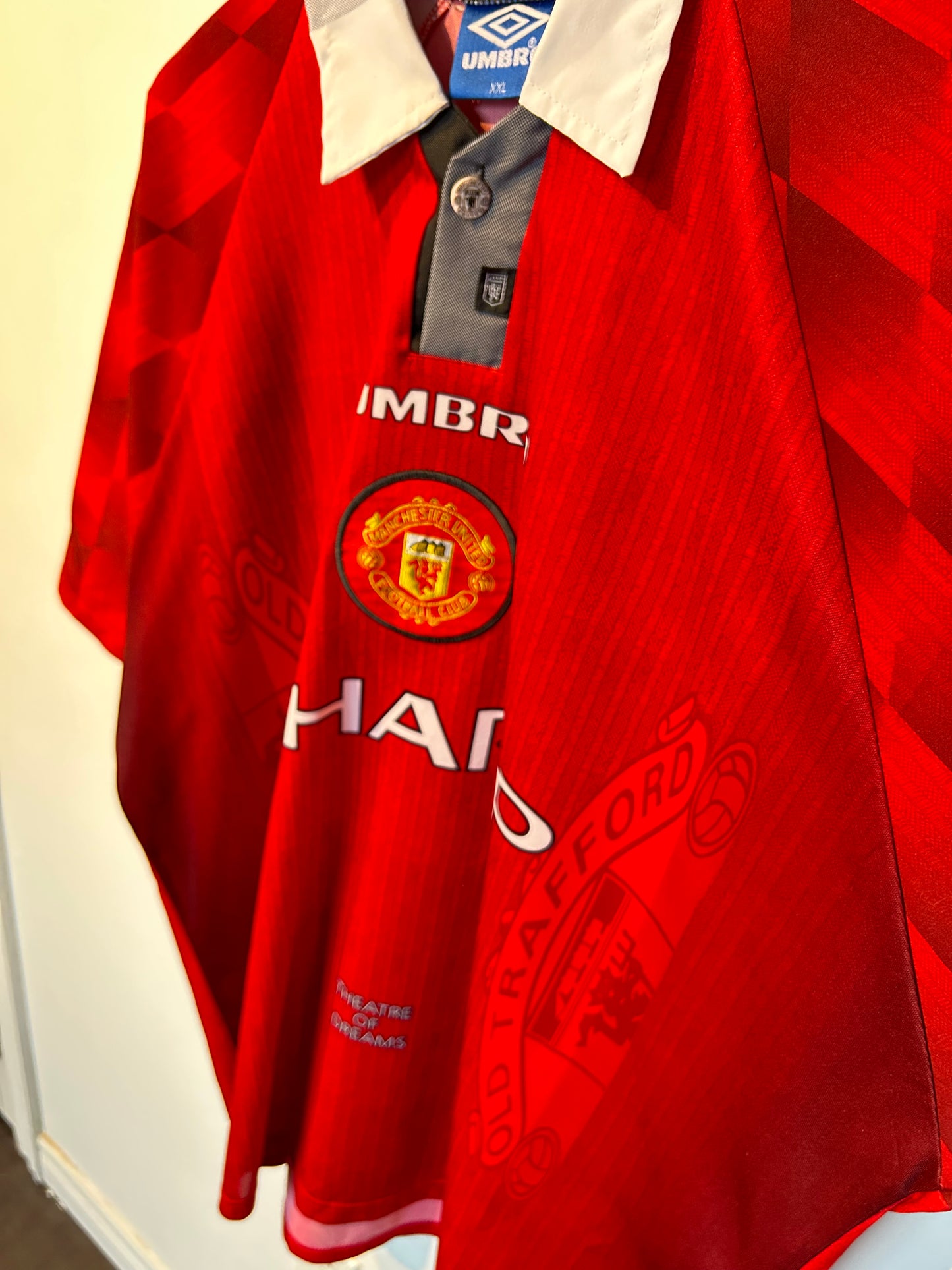 Manchester United 1996-98 Home Shirt - Beckham #10 - XXL