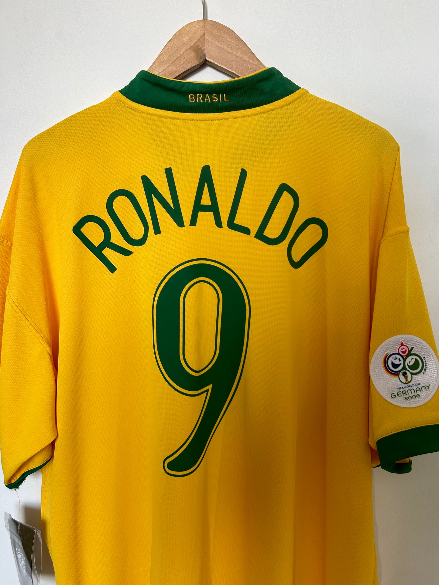 Brazil 2006 Home - Ronaldo #9 - 3XL