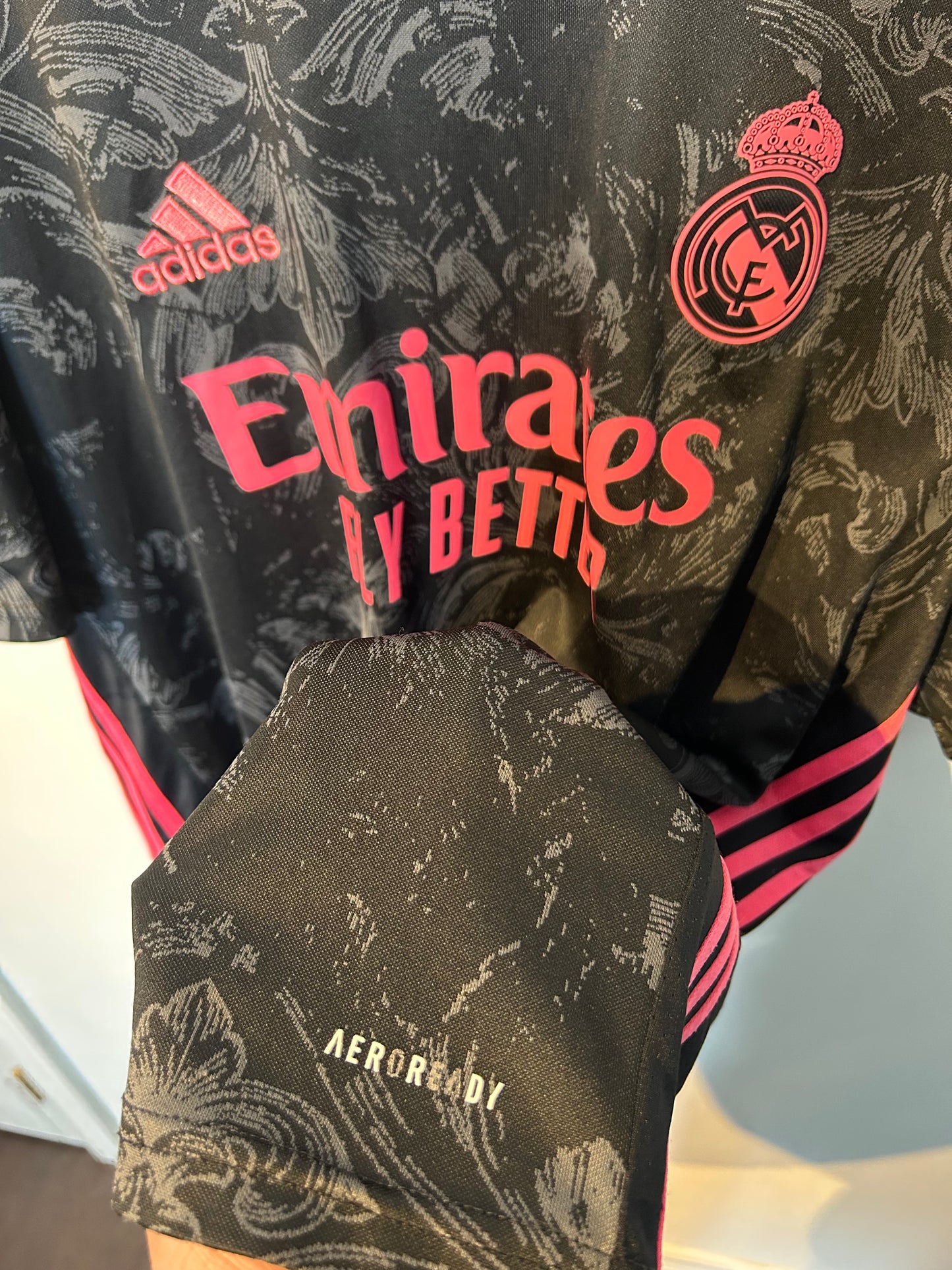 Real Madrid 2020-21 Third Shirt - Hazard #7 - XL