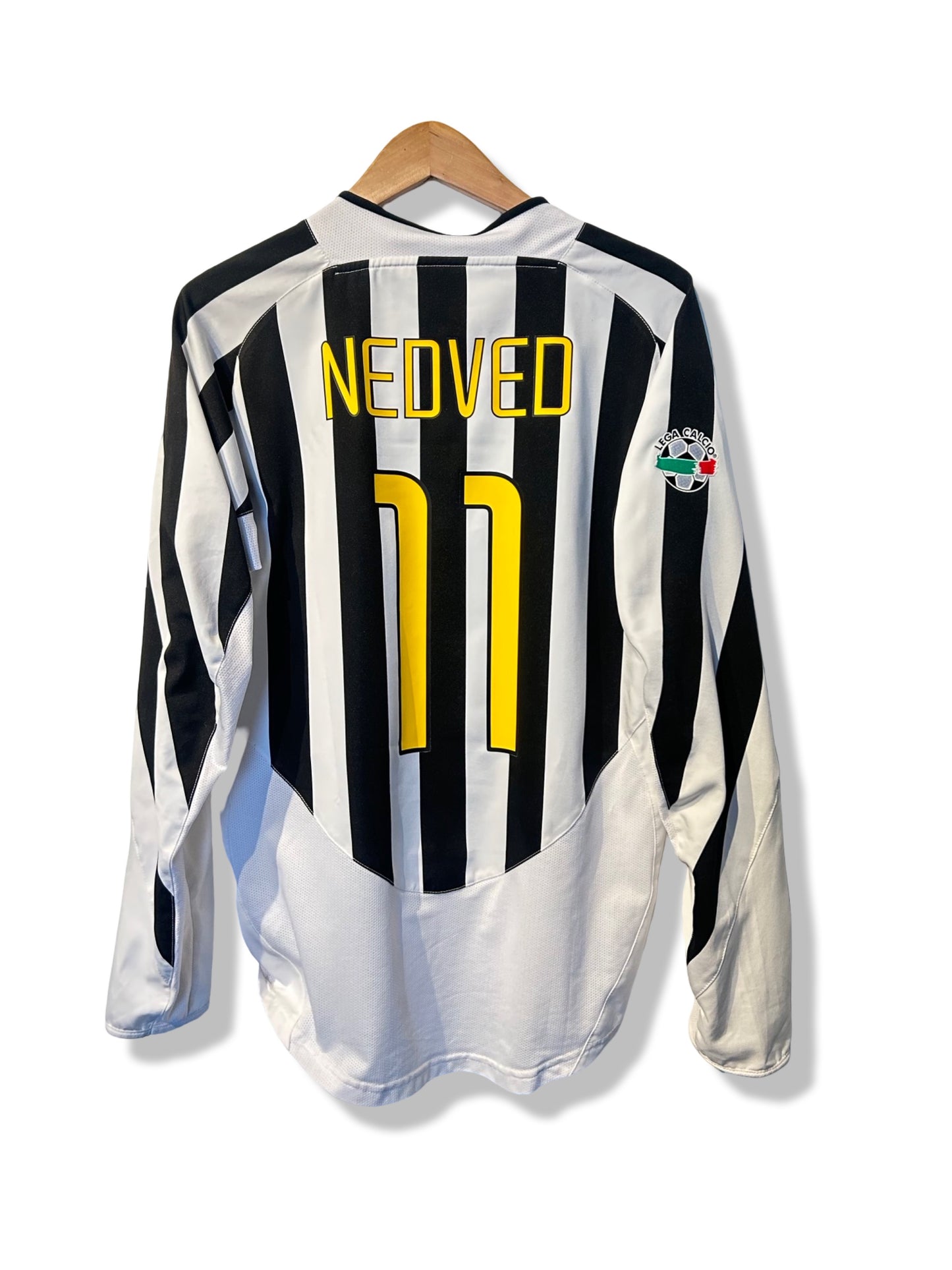 Juventus 2003-04 Home Shirt L/S - Nedved #11 - S