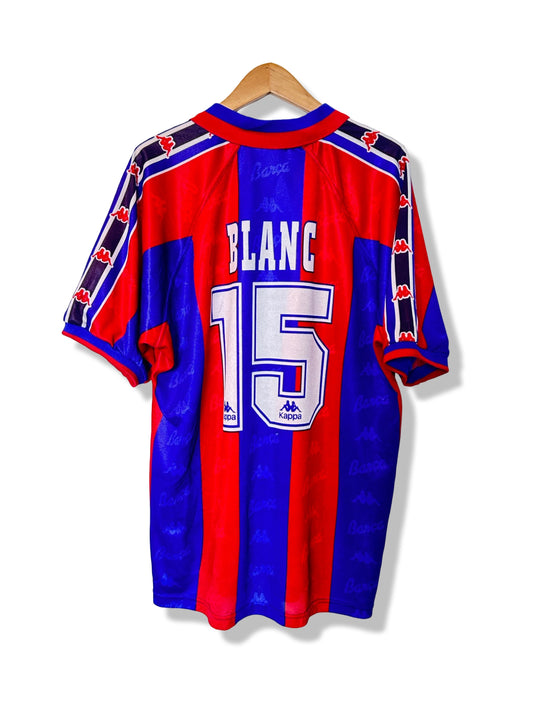 Barcelona 1995-97 Home Shirt - Blanc #15 - XL