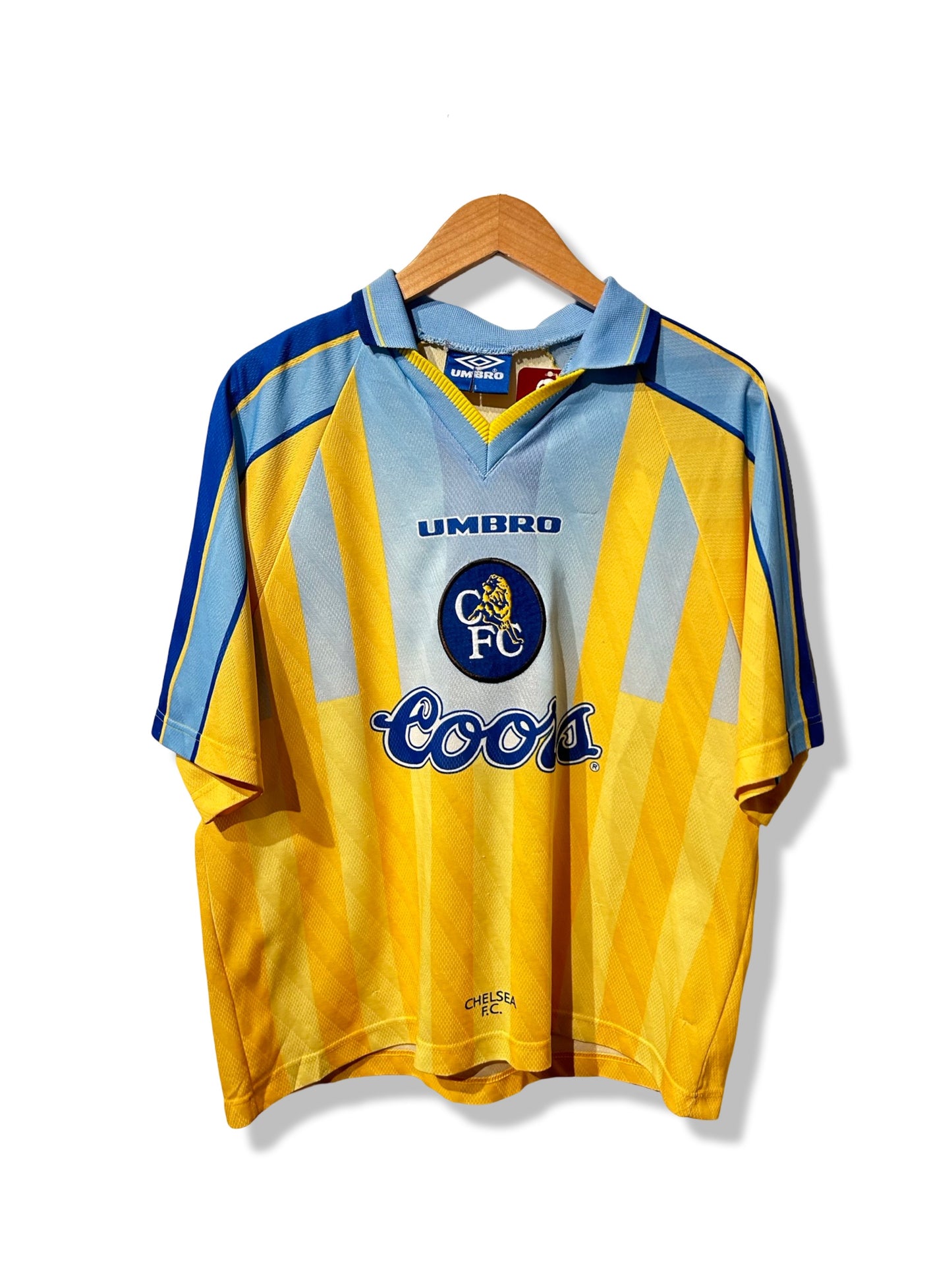 Chelsea 1996-97 Away Shirt - Zola #25 - Youth L