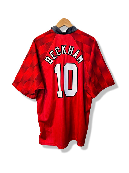 Manchester United 1996-98 Home Shirt - Beckham #10 - XXL