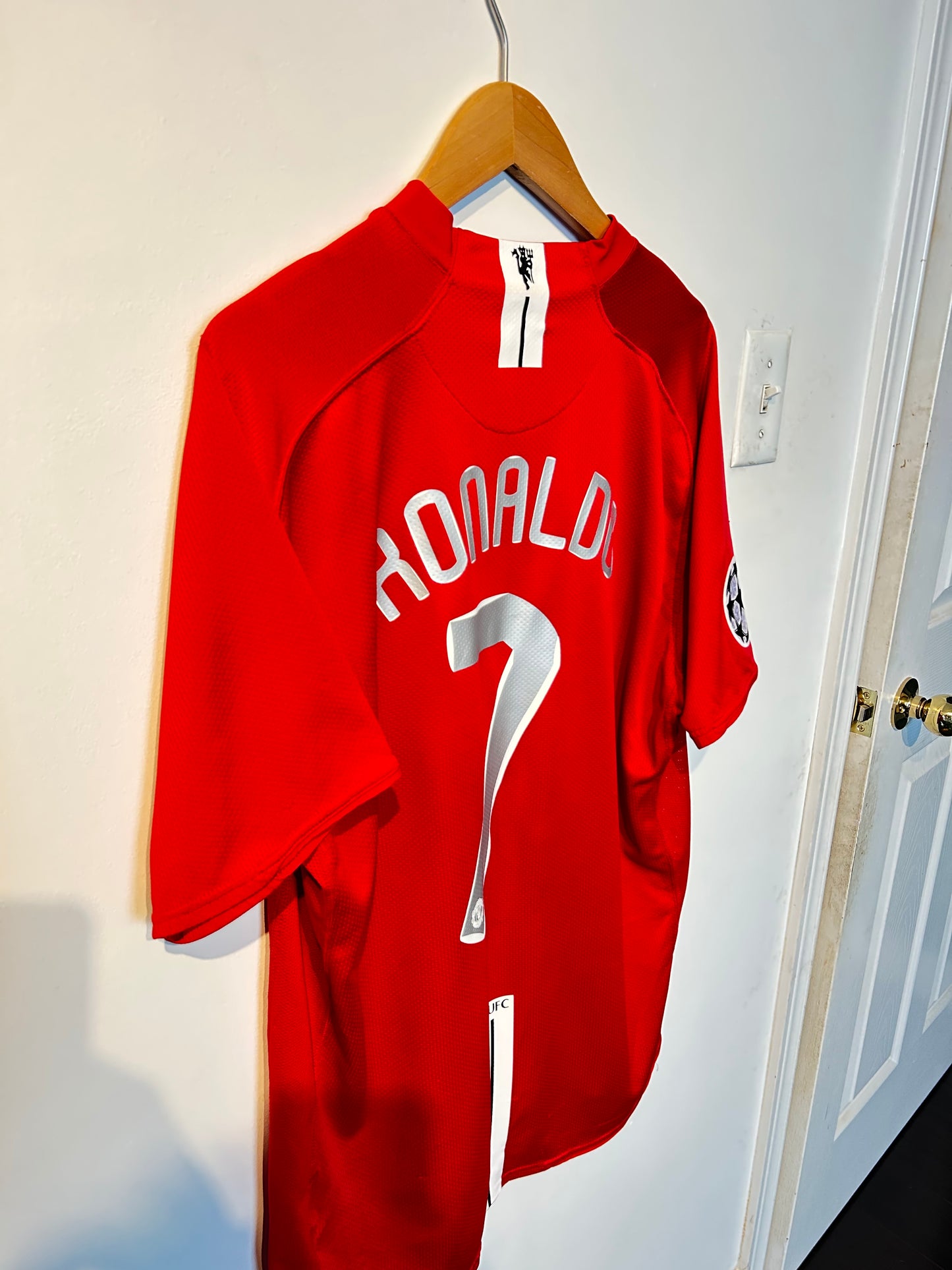 Manchester United 2007-09 Home Shirt - Ronaldo #7 - XL