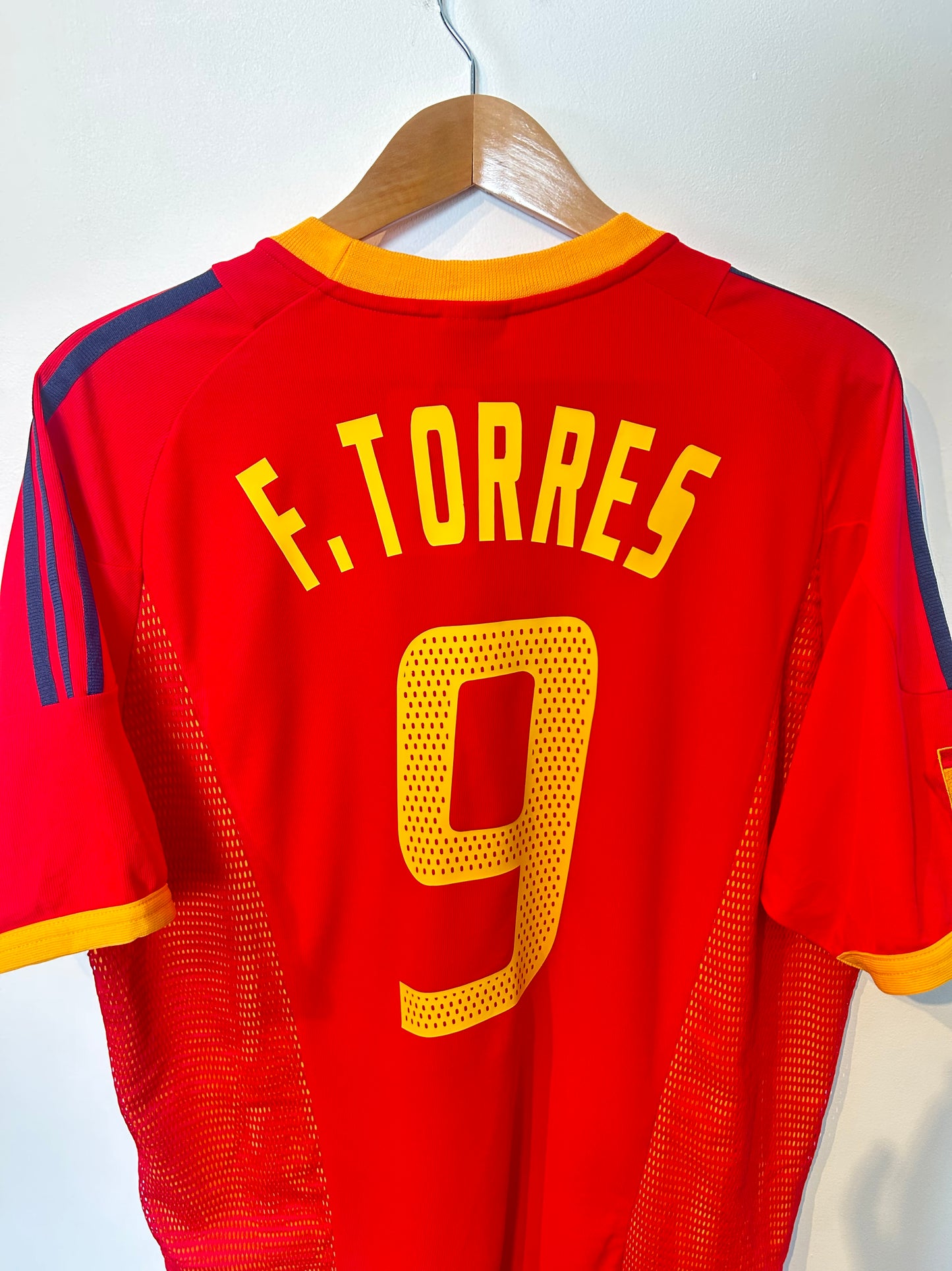 Spain 2002-04 Home Shirt - F. Torres #9 - L